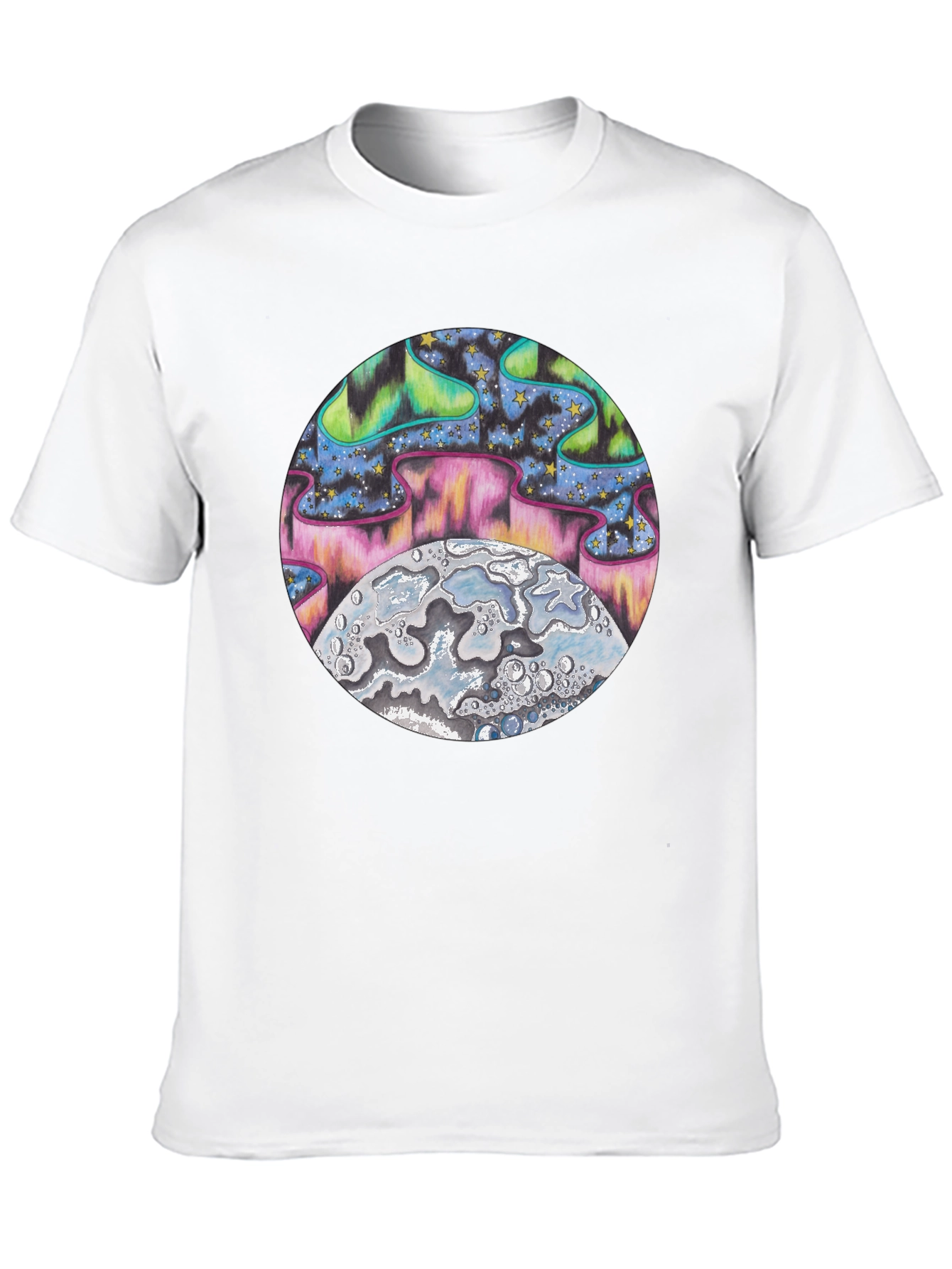 Aurora Moon Graphic T-Shirt