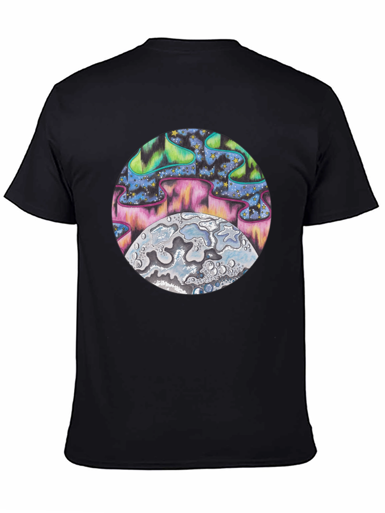 Aurora Moon Graphic T-Shirt