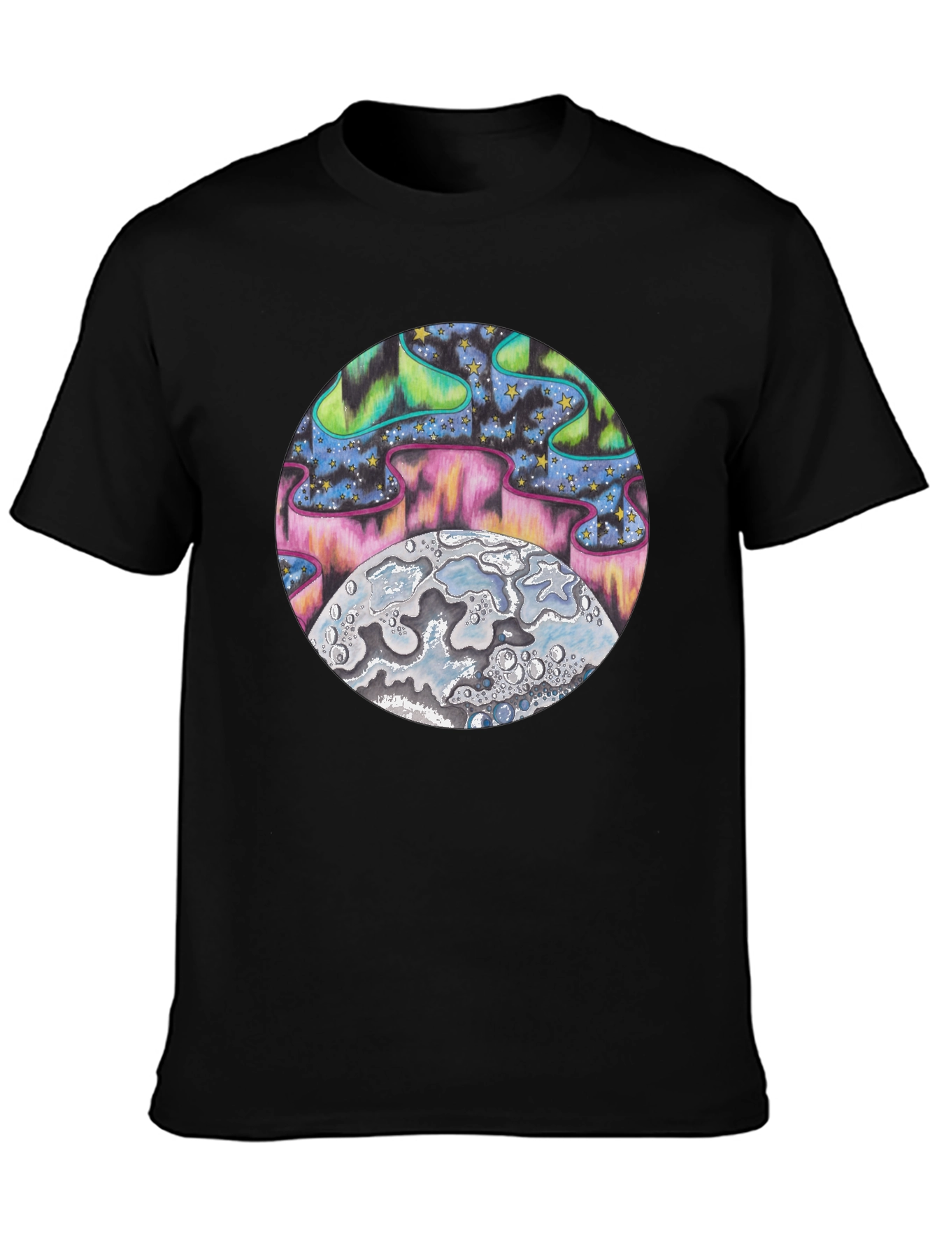 Aurora Moon Graphic T-Shirt