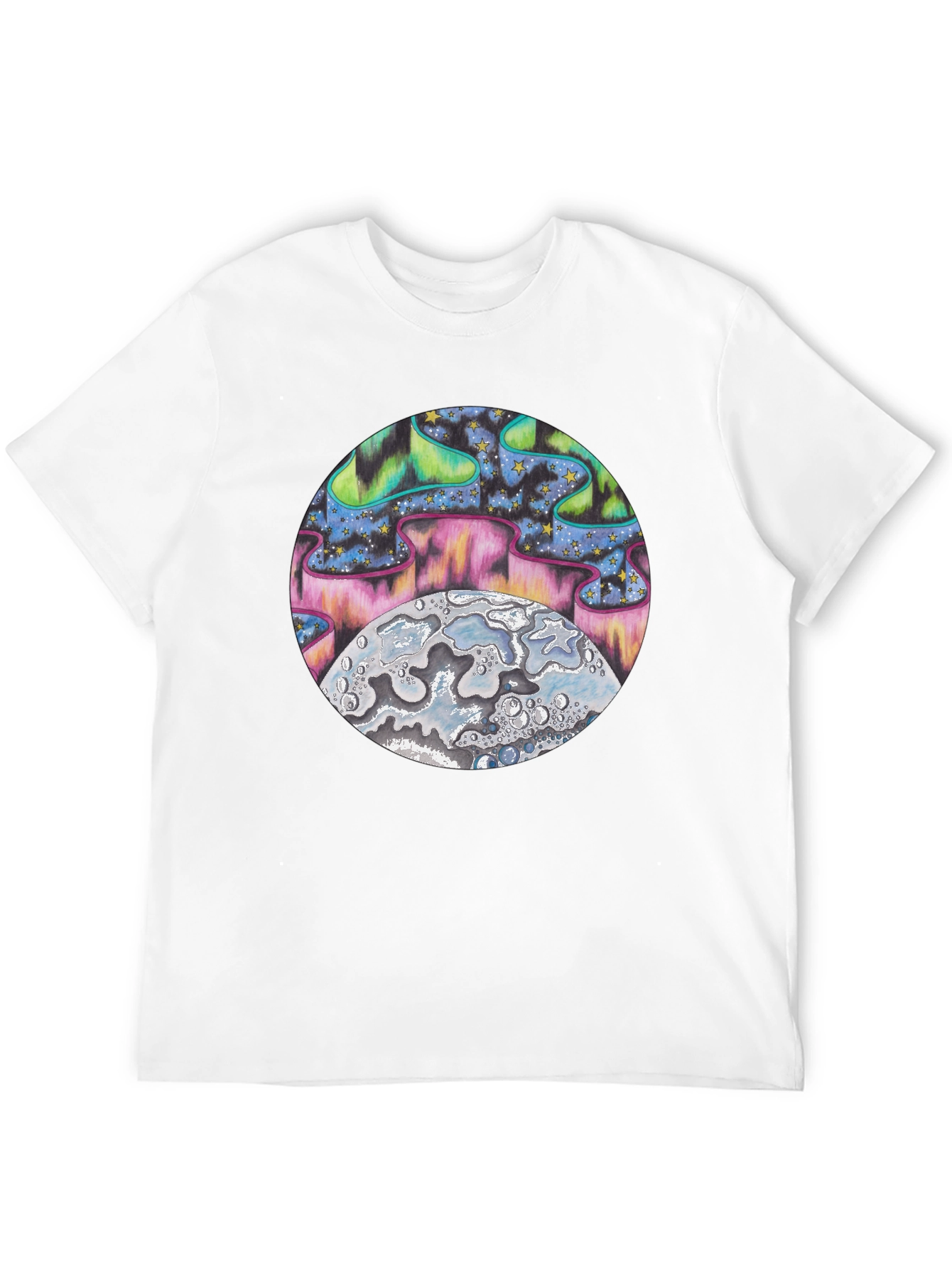 Aurora Moon Graphic T-Shirt
