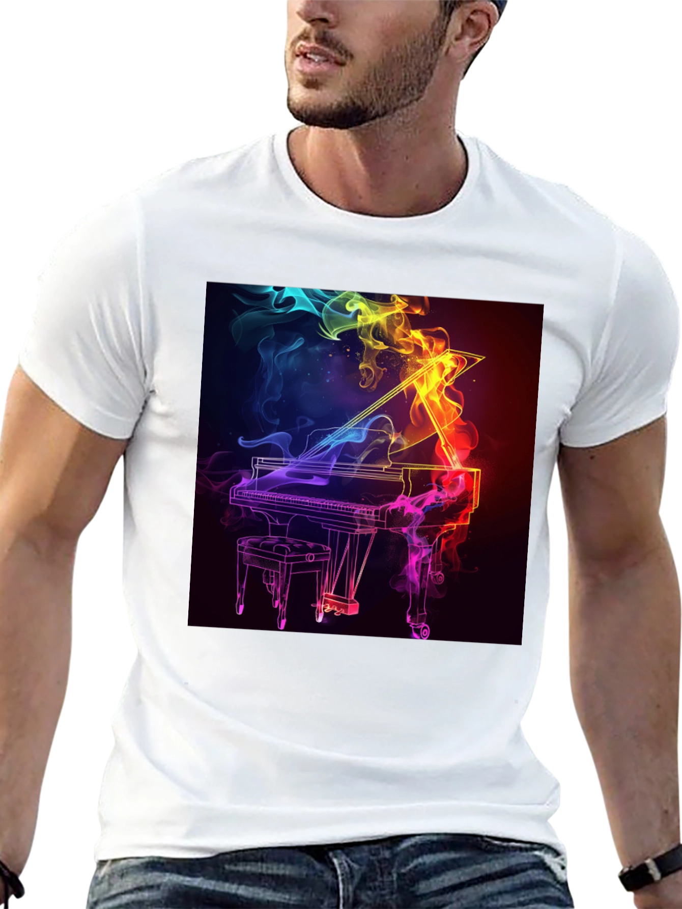 Neon Piano T-Shirt