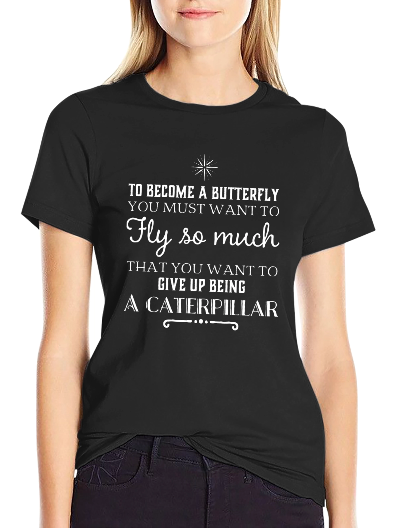 Butterfly Motivational Graphic Tee