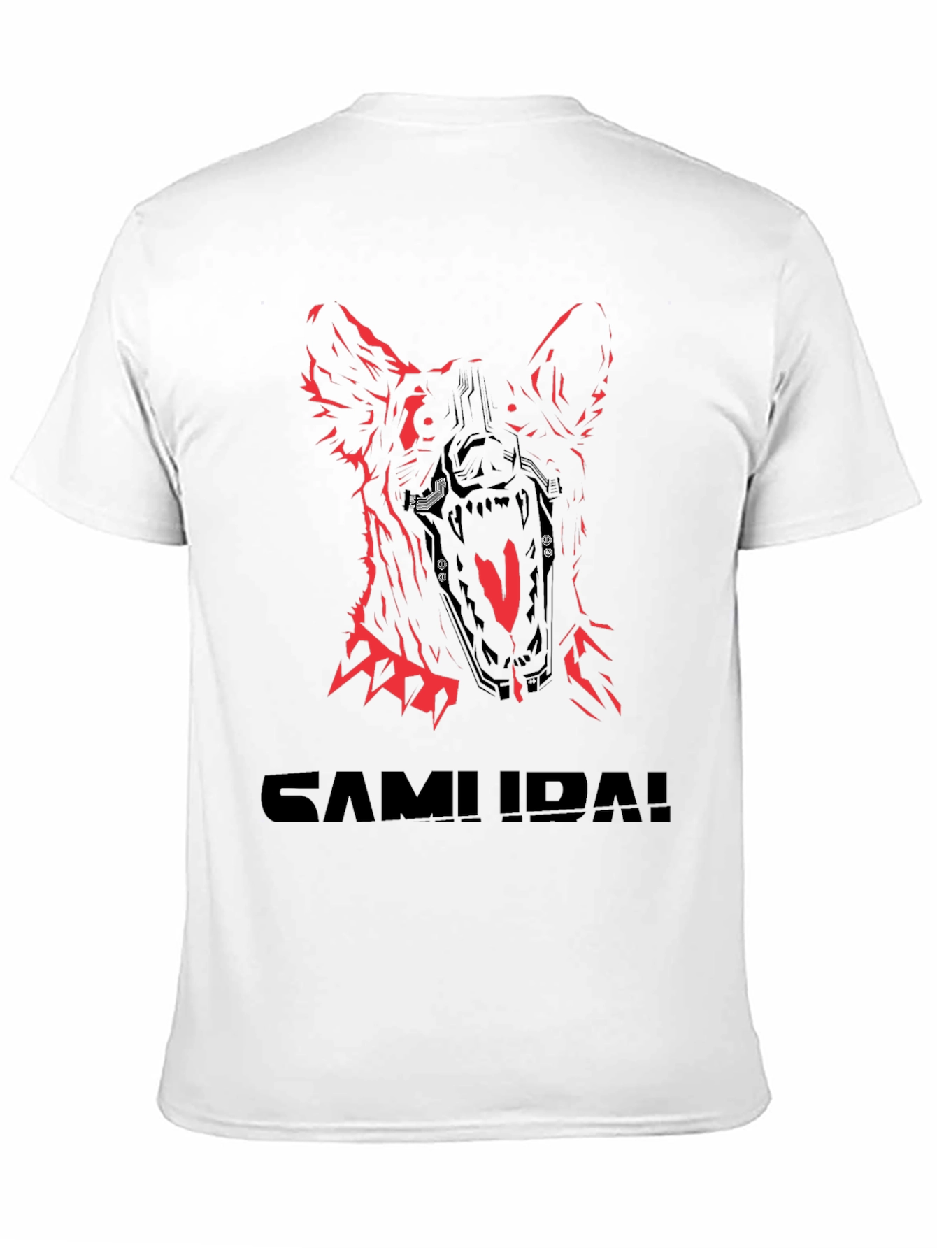 Cyberpunk Dog Samurai T-Shirt