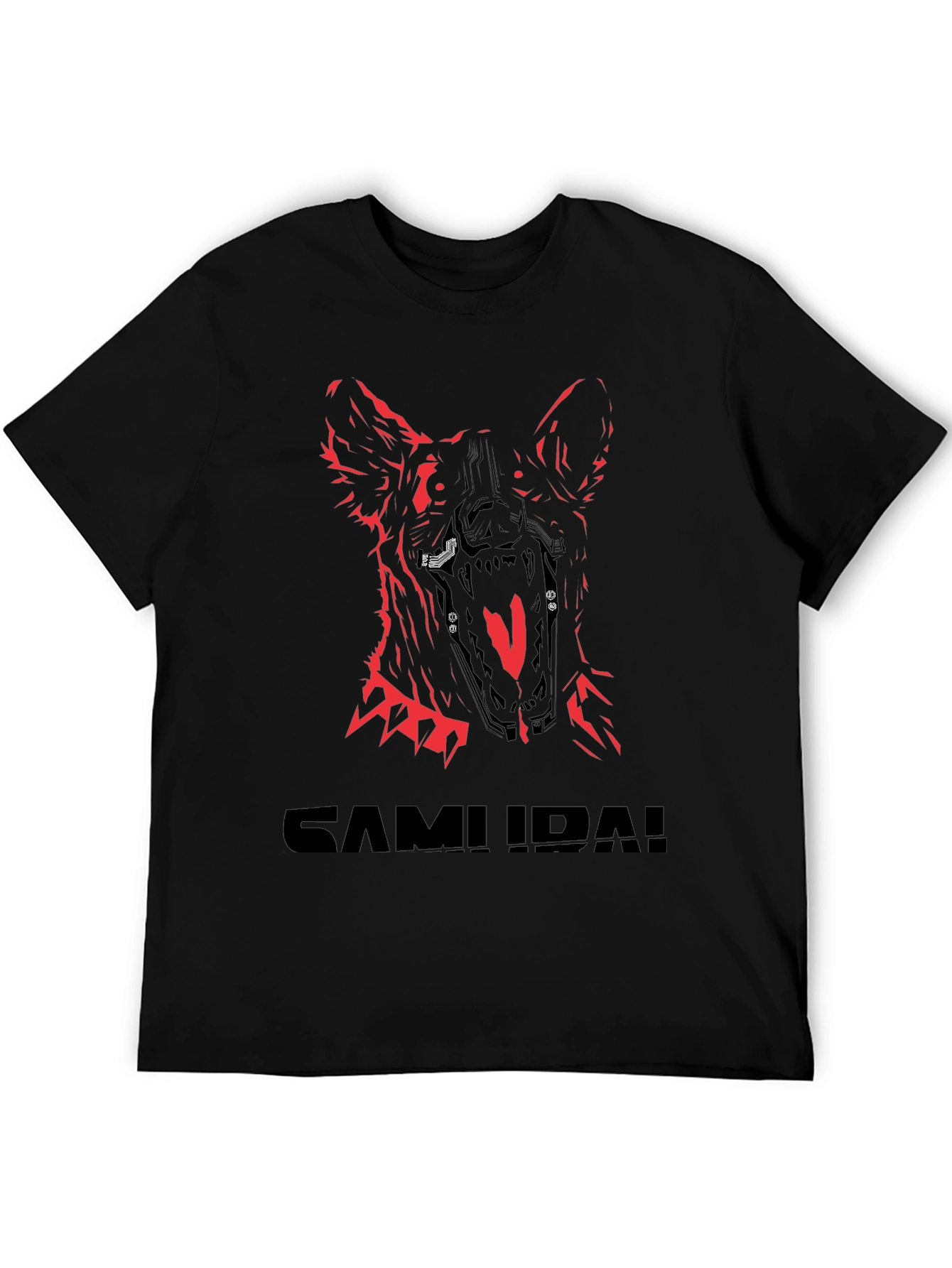Cyberpunk Dog Samurai T-Shirt
