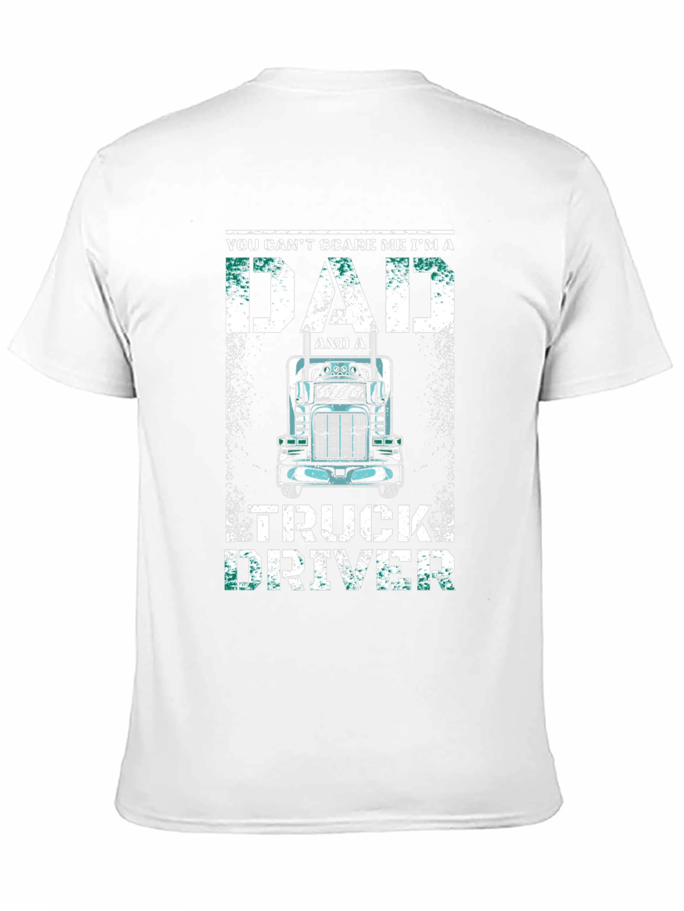 Dad Truck Driver T-Shirt - Black Graphic Tee