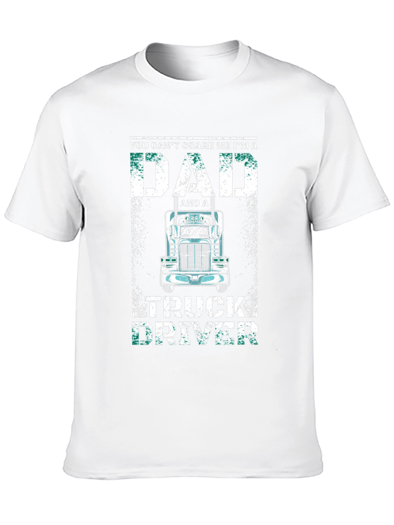 Dad Truck Driver T-Shirt - Black Graphic Tee