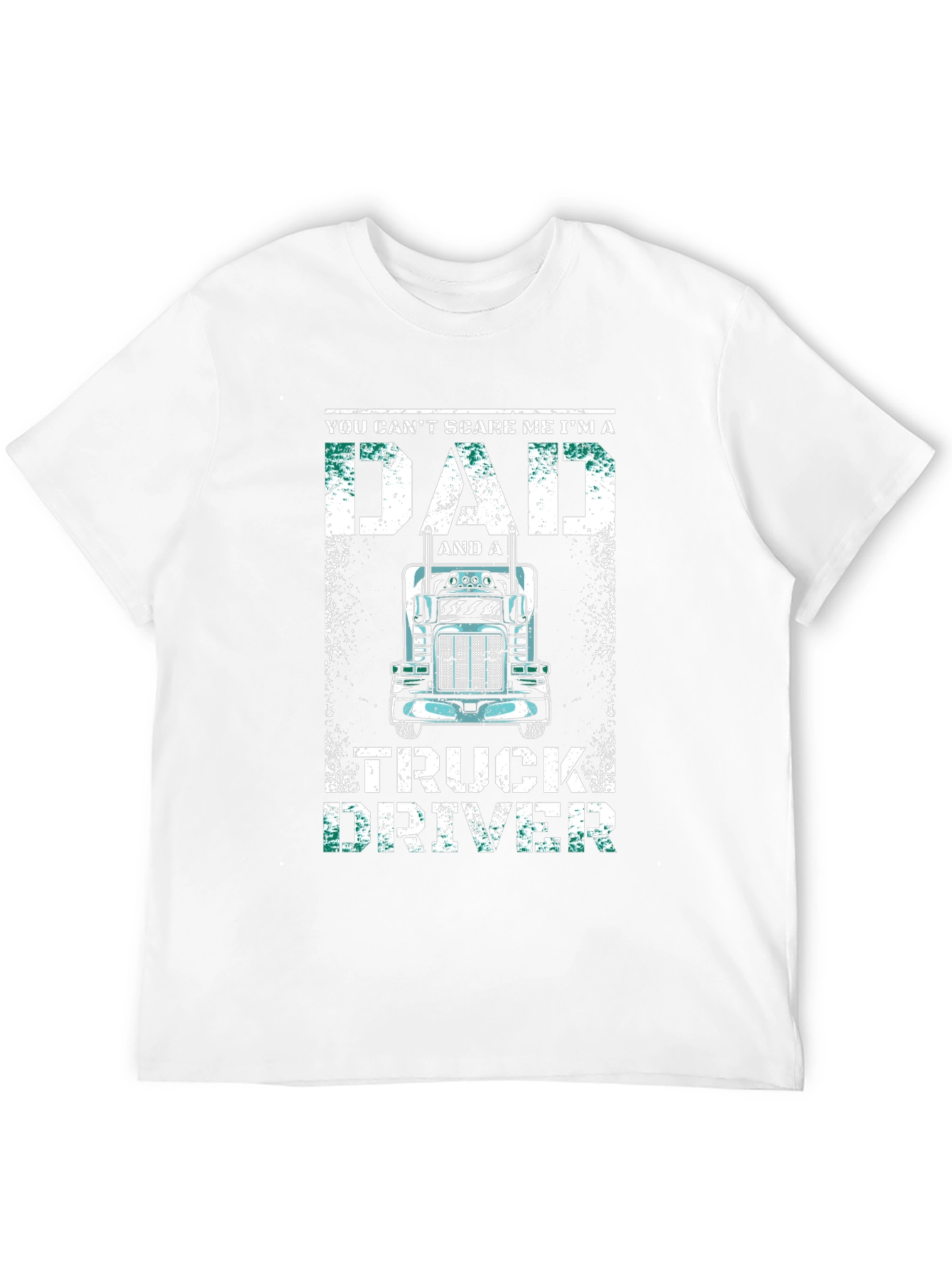 Dad Truck Driver T-Shirt - Black Graphic Tee