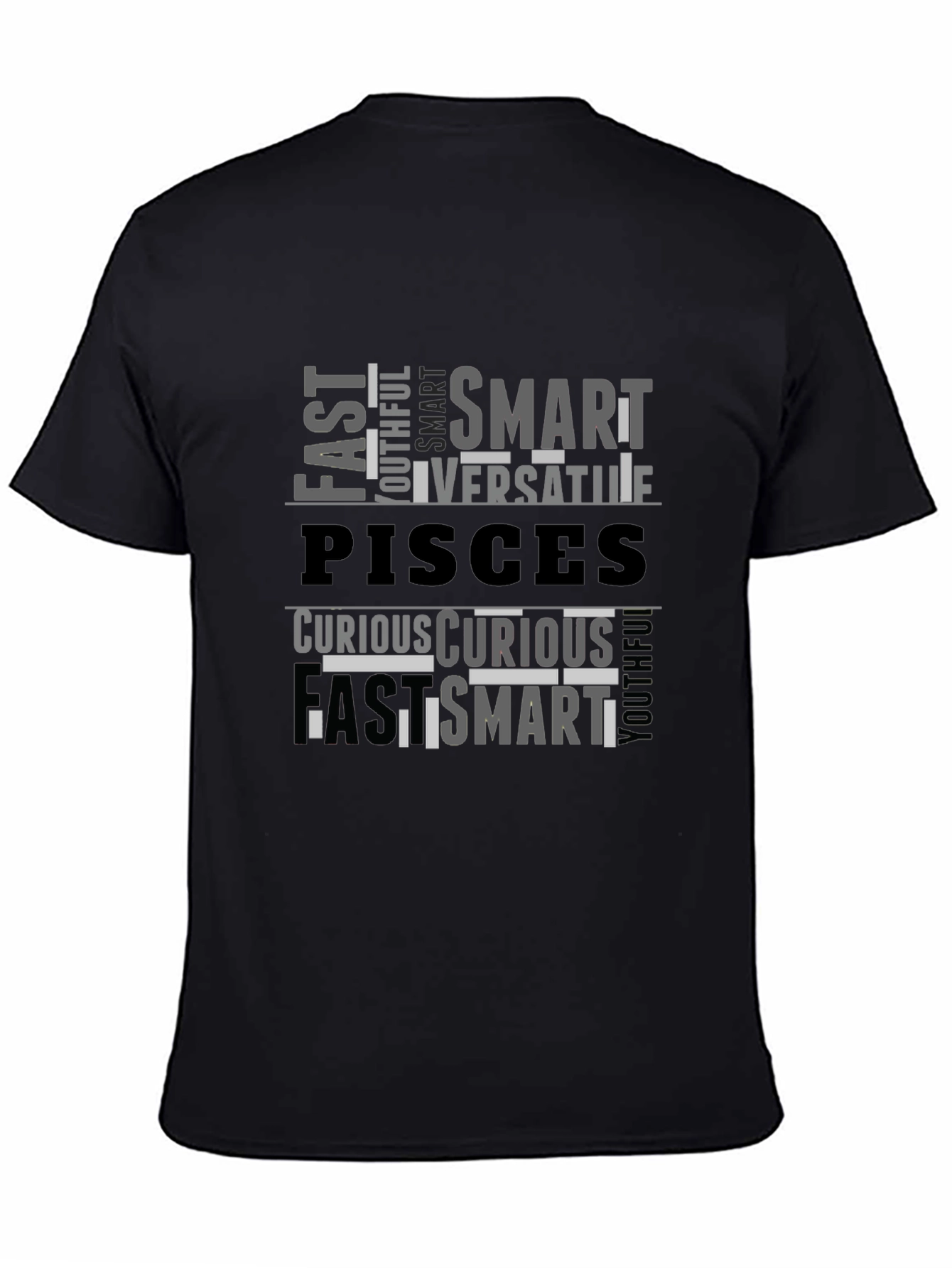 Pisces Zodiac T-Shirt: Smart Versatile Curious
