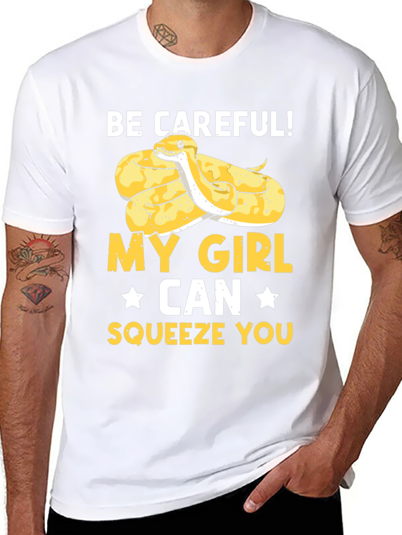 Be Careful! My Girl Snake T-Shirt