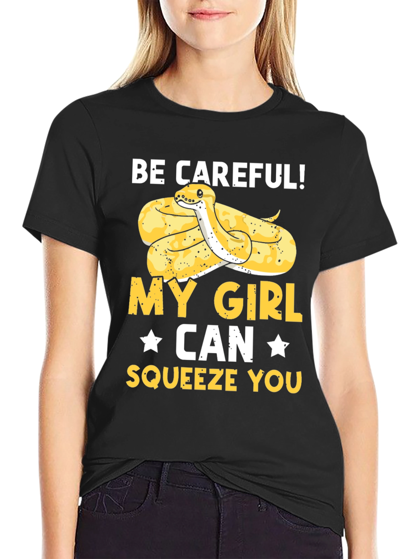 Be Careful! My Girl Snake T-Shirt
