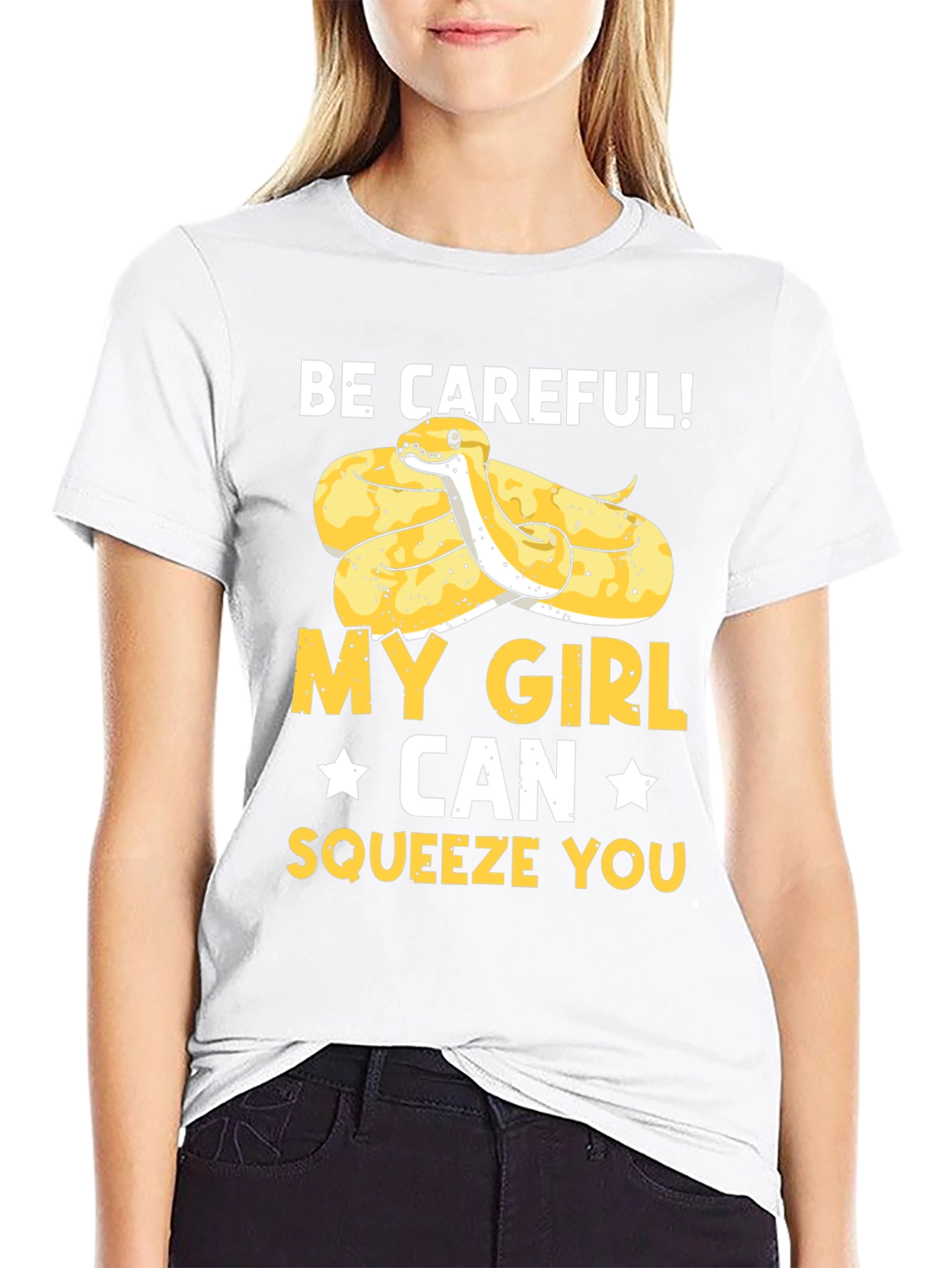 Be Careful! My Girl Snake T-Shirt