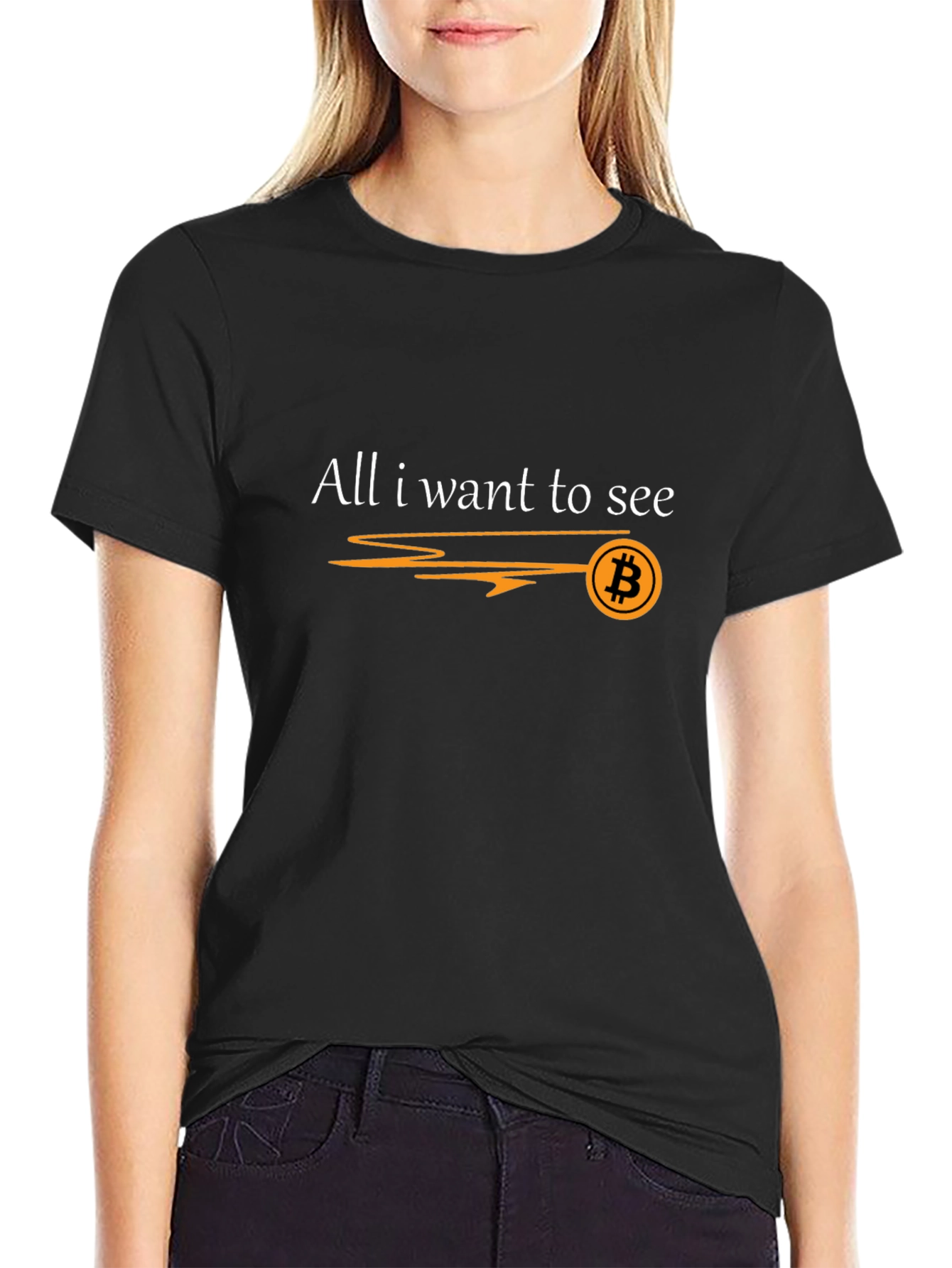 Bitcoin Lover T-Shirt - All I Want To See