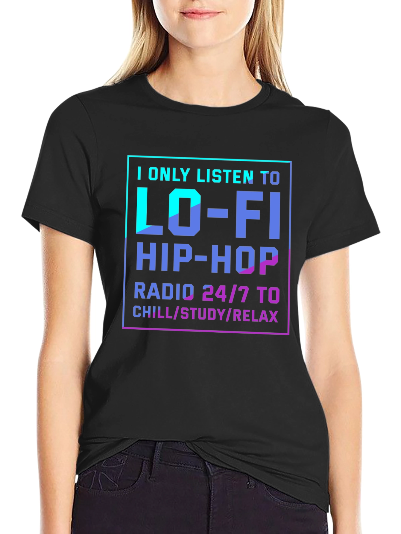 Lo-Fi Hip-Hop Radio T-Shirt - Chill Study Relax