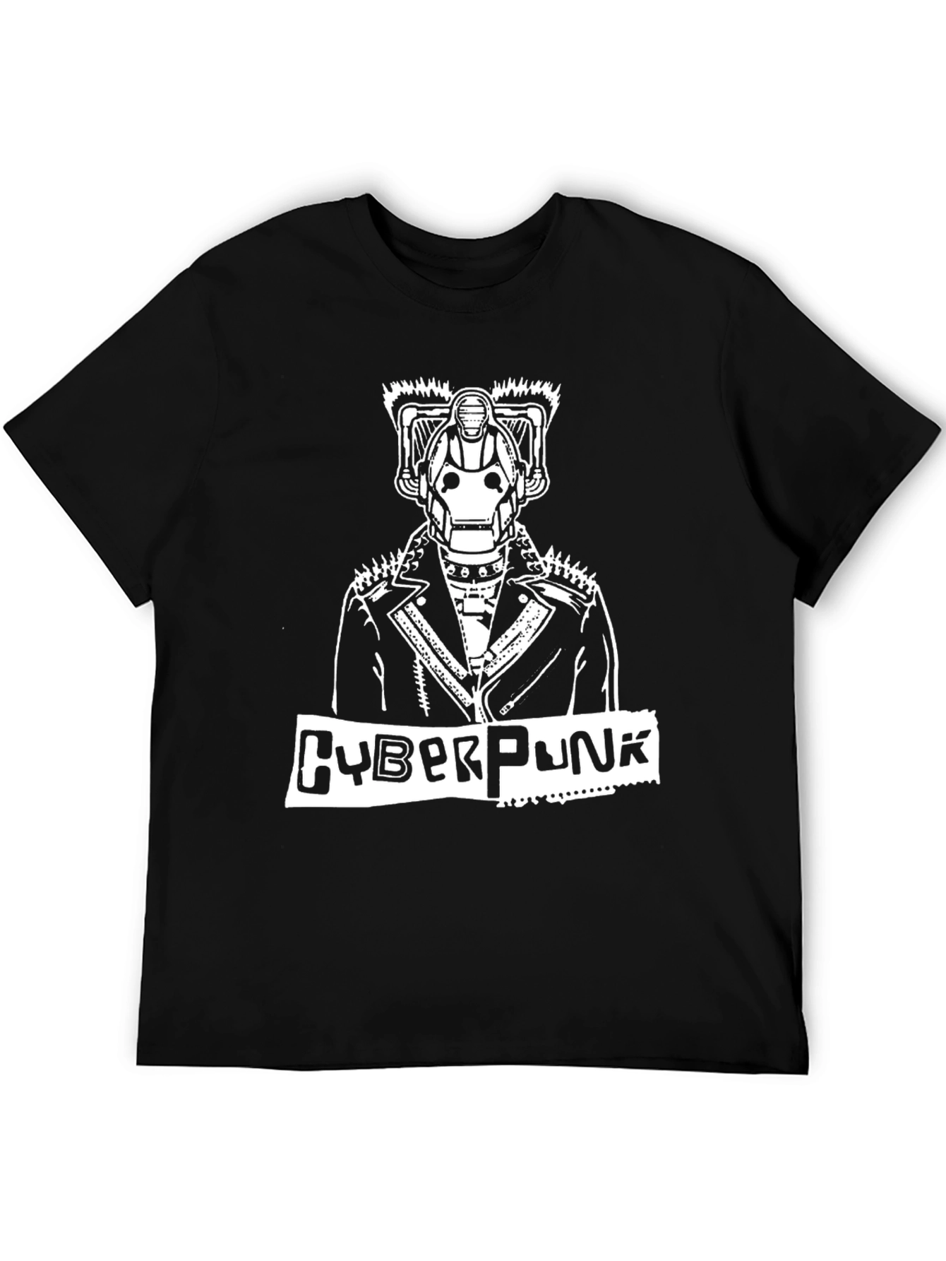 Cyberpunk Robot Graphic T-Shirt