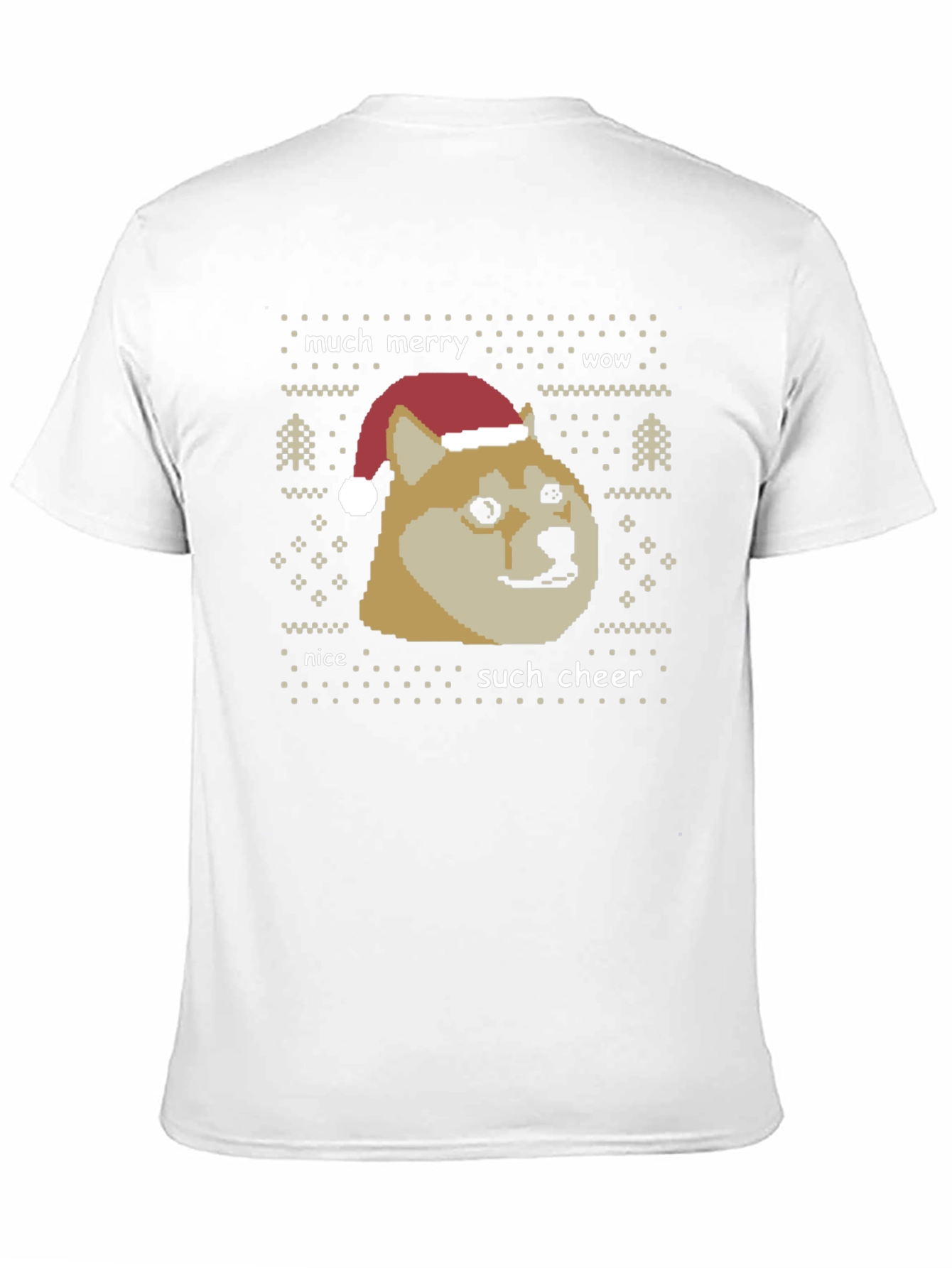 Doge Christmas Sweater Graphic T-Shirt