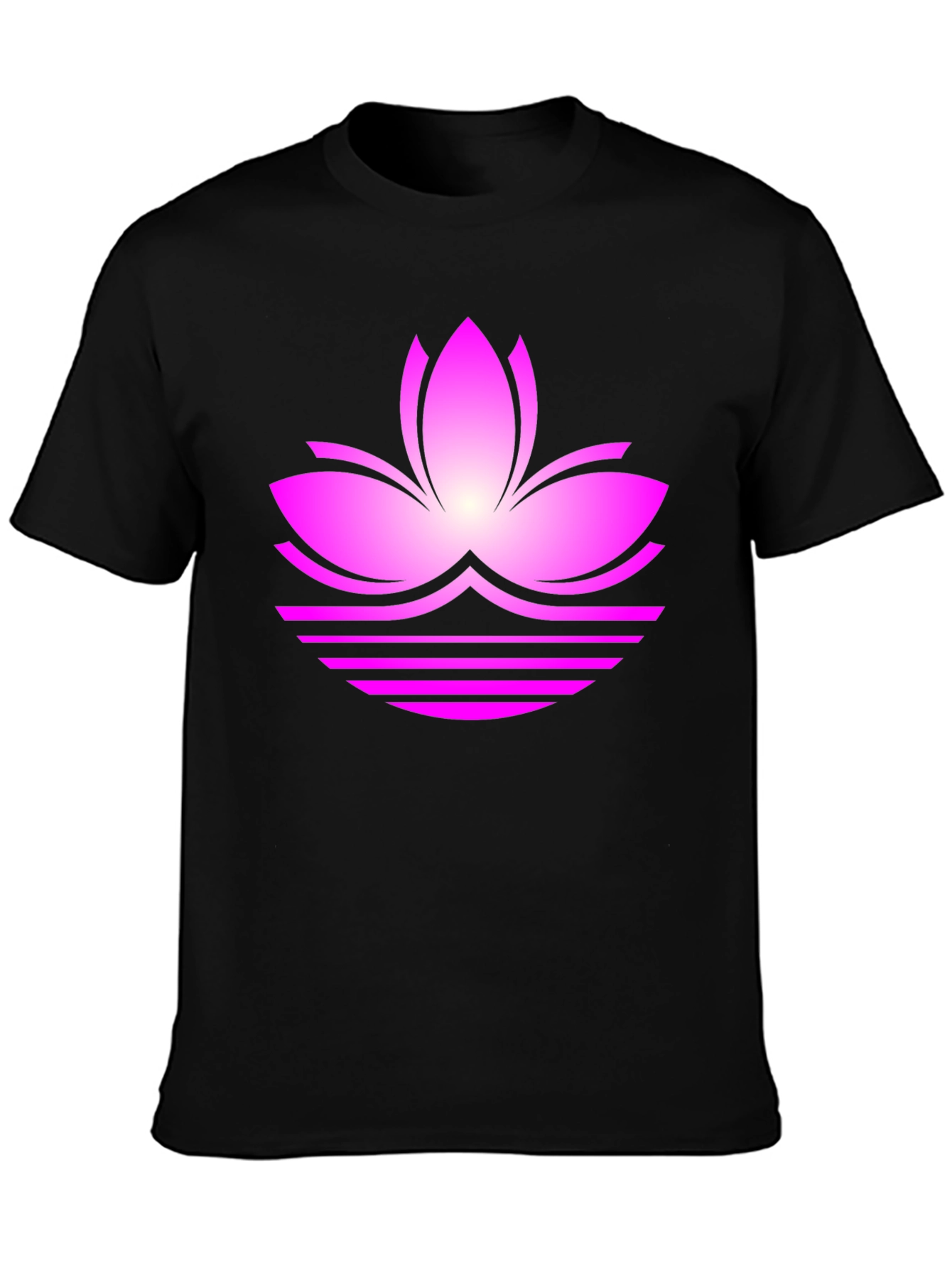 Lotus Flower Graphic Tee - Casual Comfort