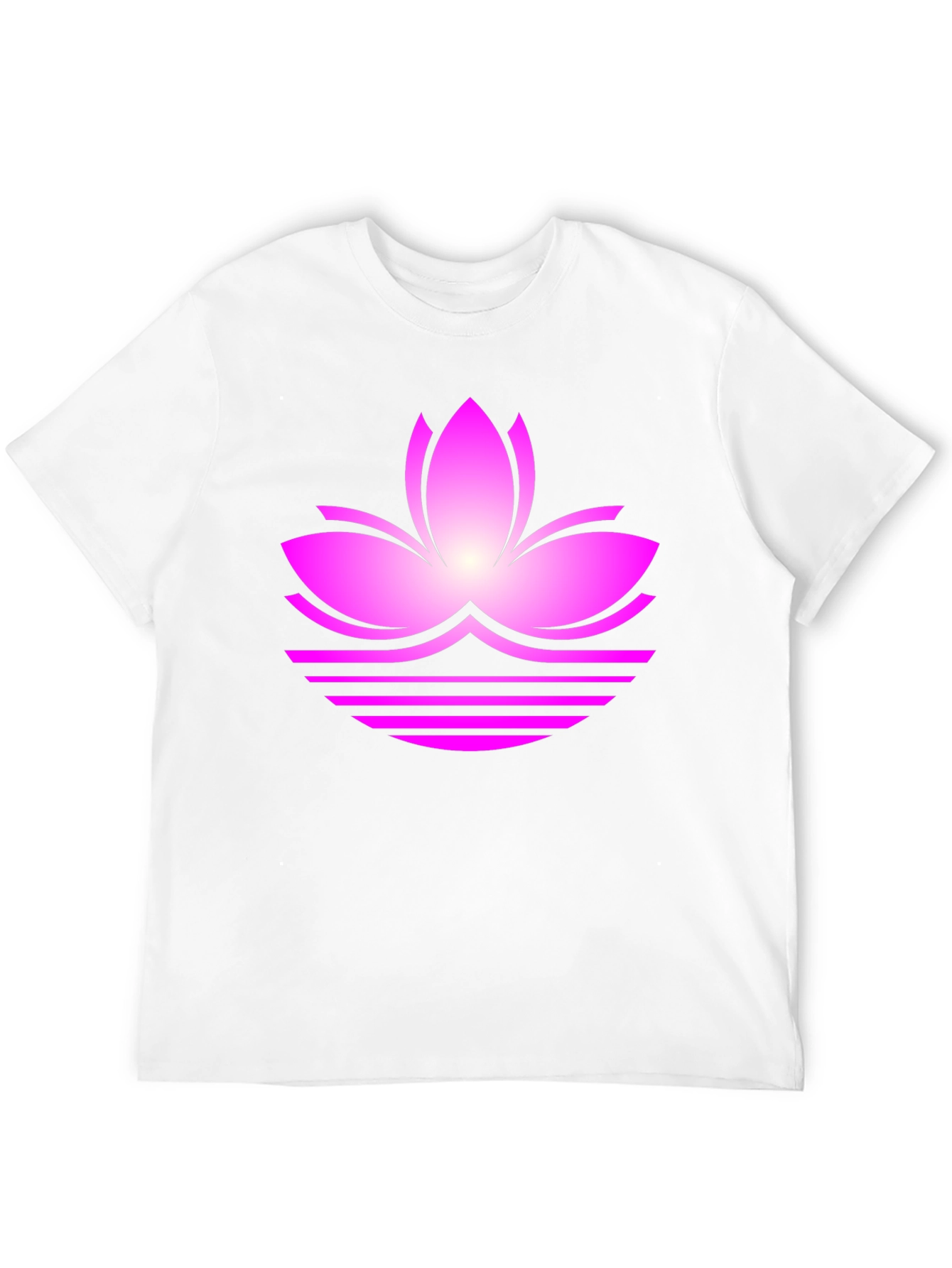 Lotus Flower Graphic Tee - Casual Comfort
