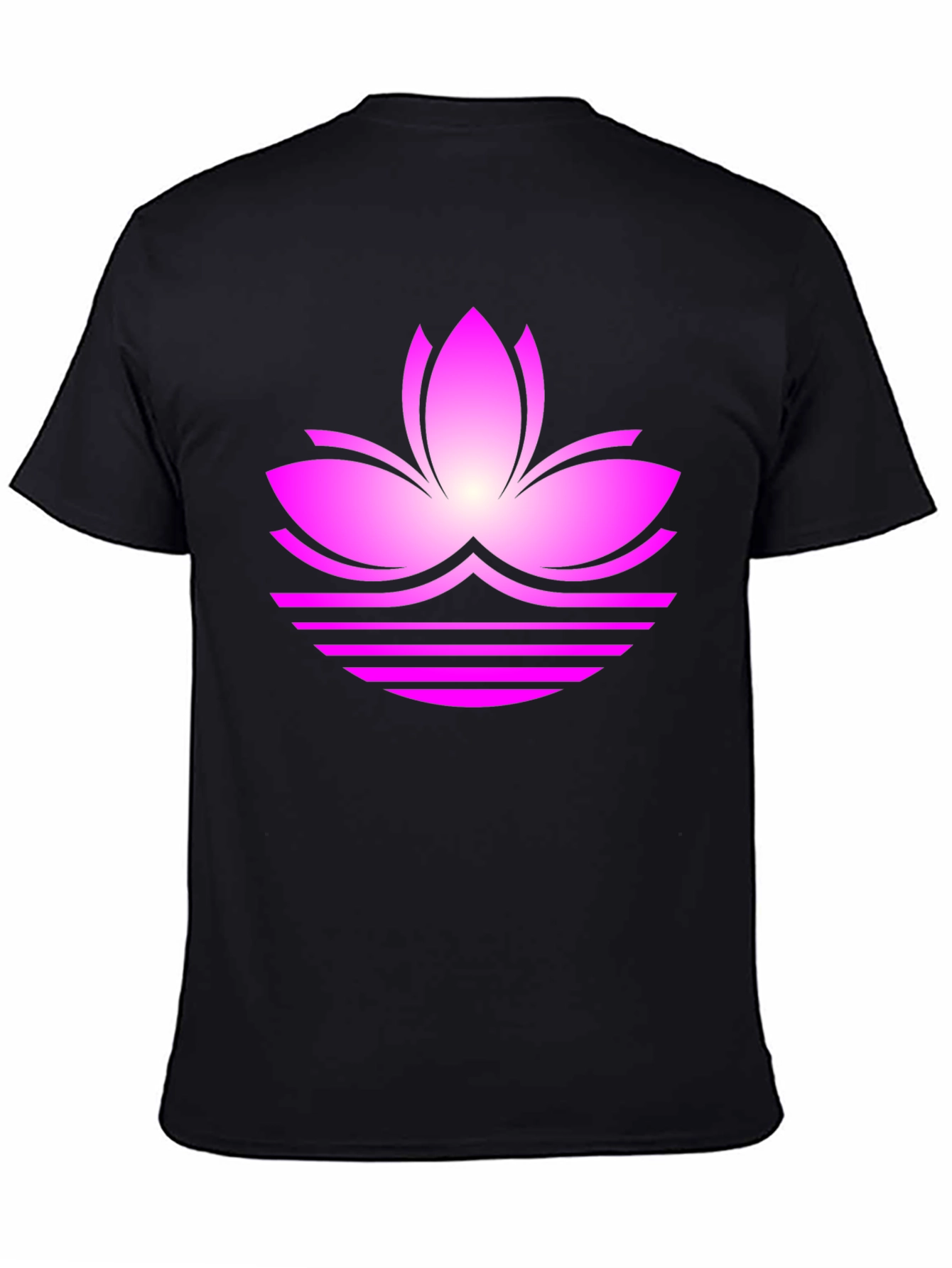 Lotus Flower Graphic Tee - Casual Comfort