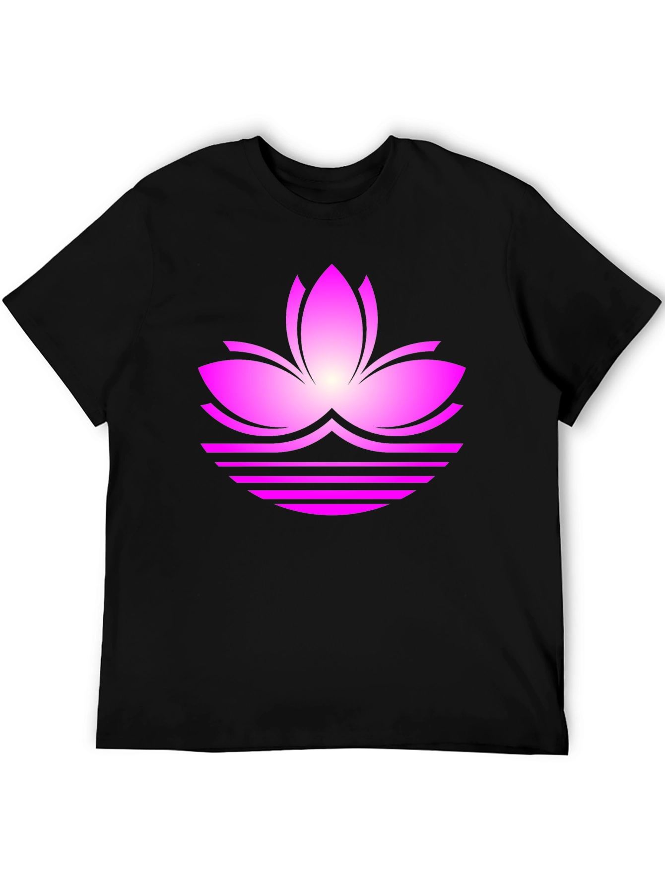 Lotus Flower Graphic Tee - Casual Comfort