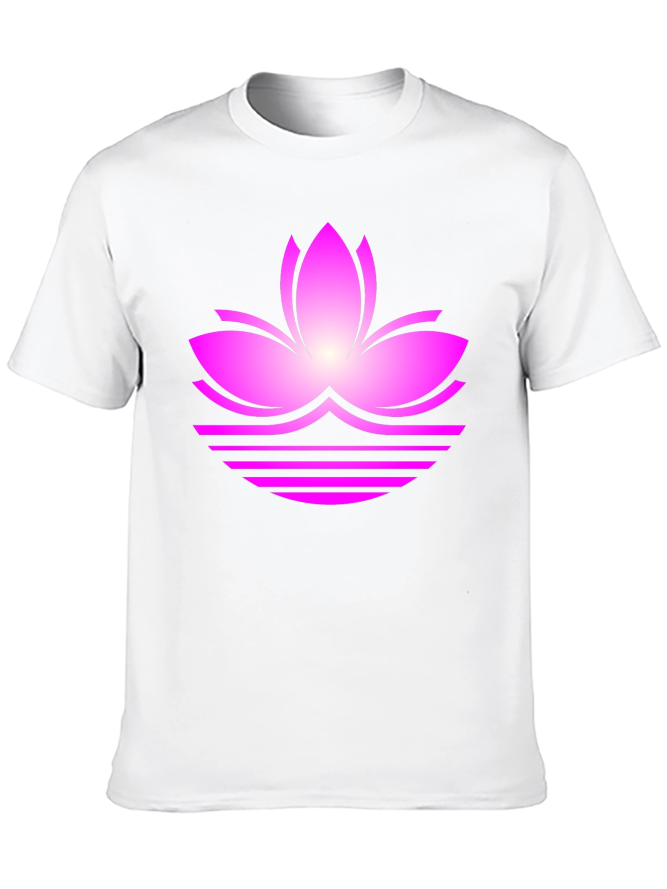 Lotus Flower Graphic Tee - Casual Comfort