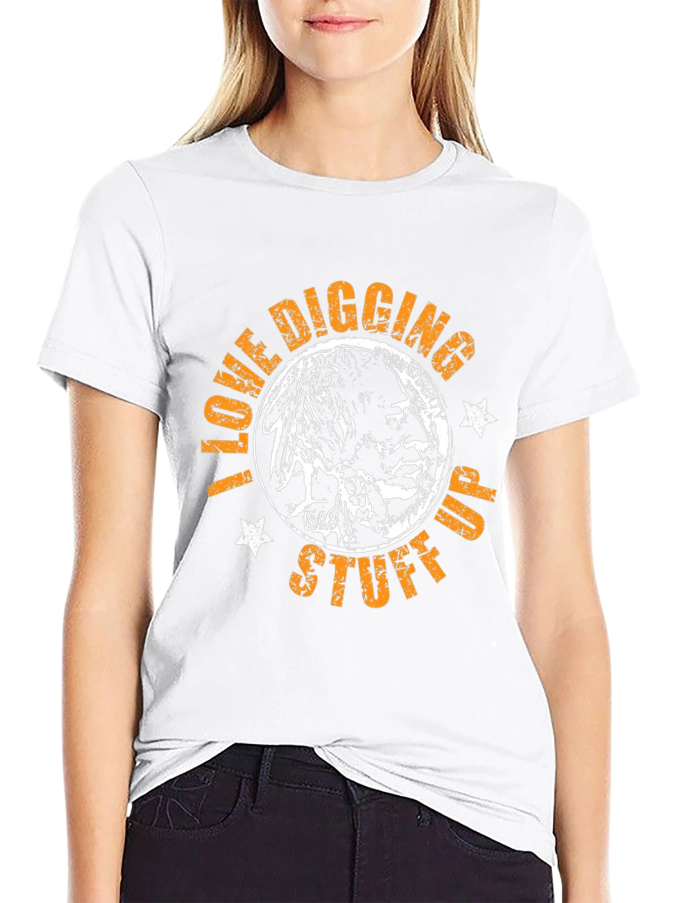 I Love Digging Up Stuff T-Shirt - Black