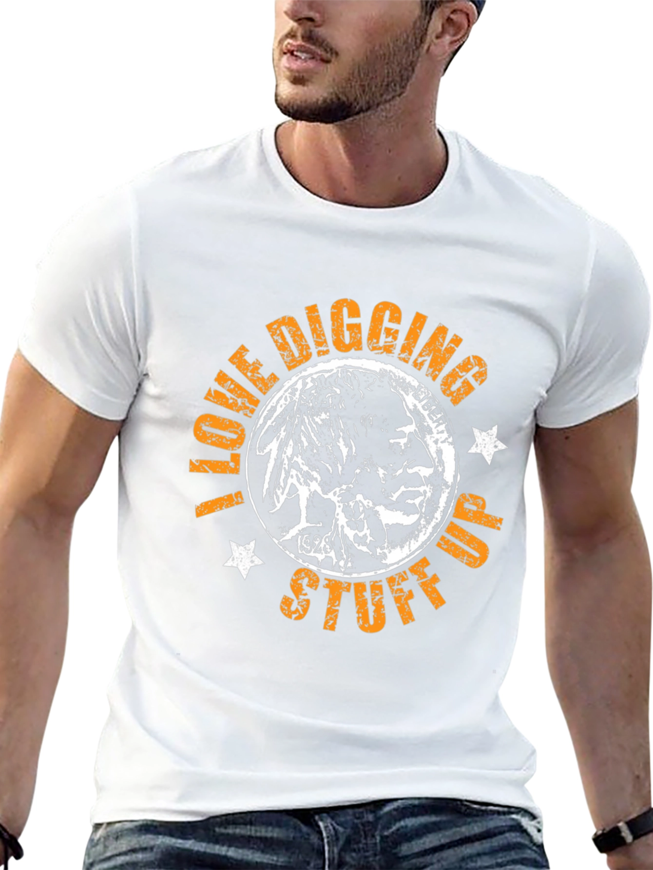 I Love Digging Up Stuff T-Shirt - Black