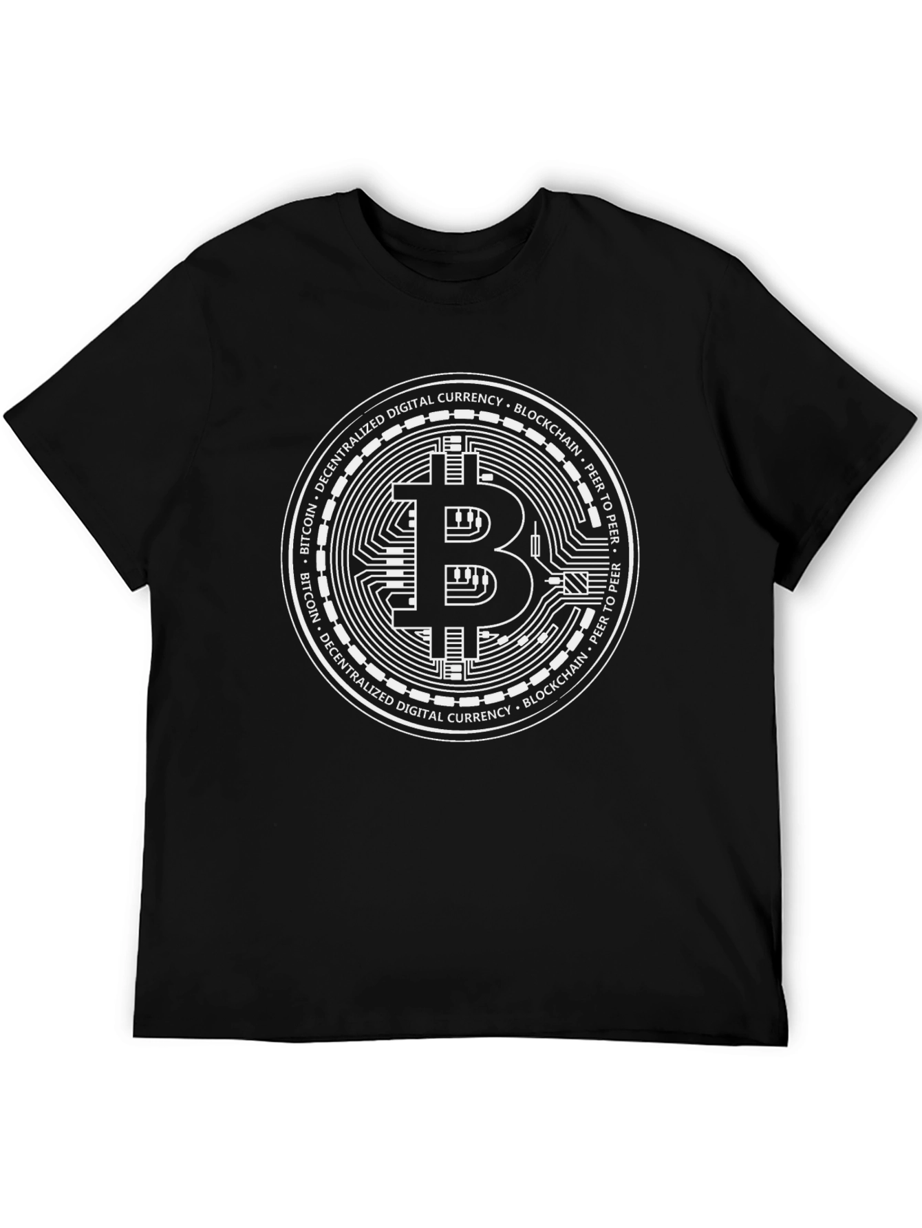 Bitcoin Crypto Black Graphic Tee