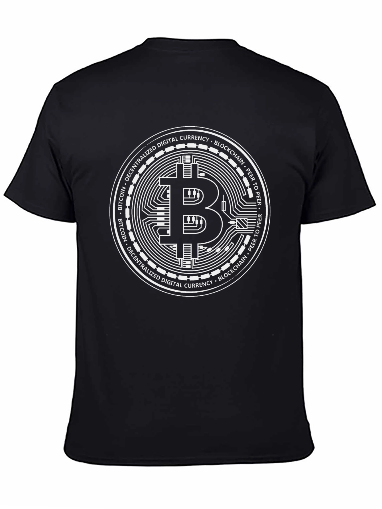 Bitcoin Crypto Black Graphic Tee