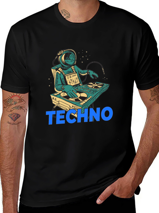 Astronaut DJ Techno T-Shirt