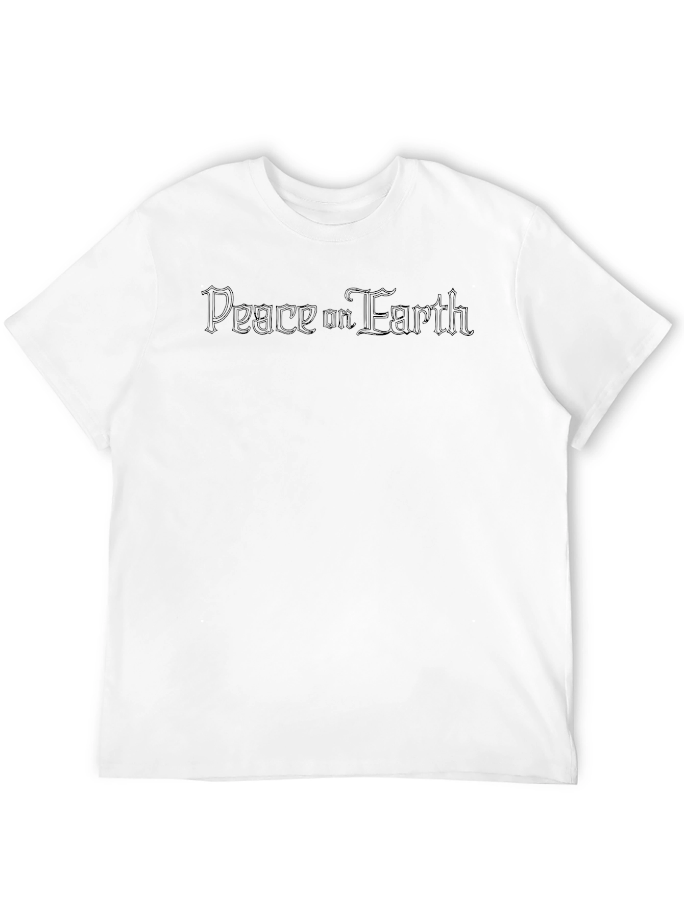 Peace on Earth Graphic T-Shirt - Soft Cotton Blend