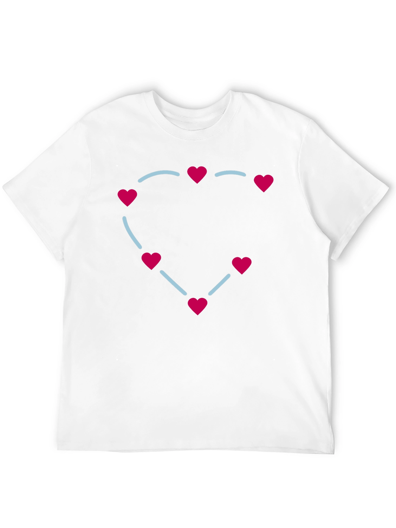Heart Constellation Graphic Tee - Soft Cotton Blend