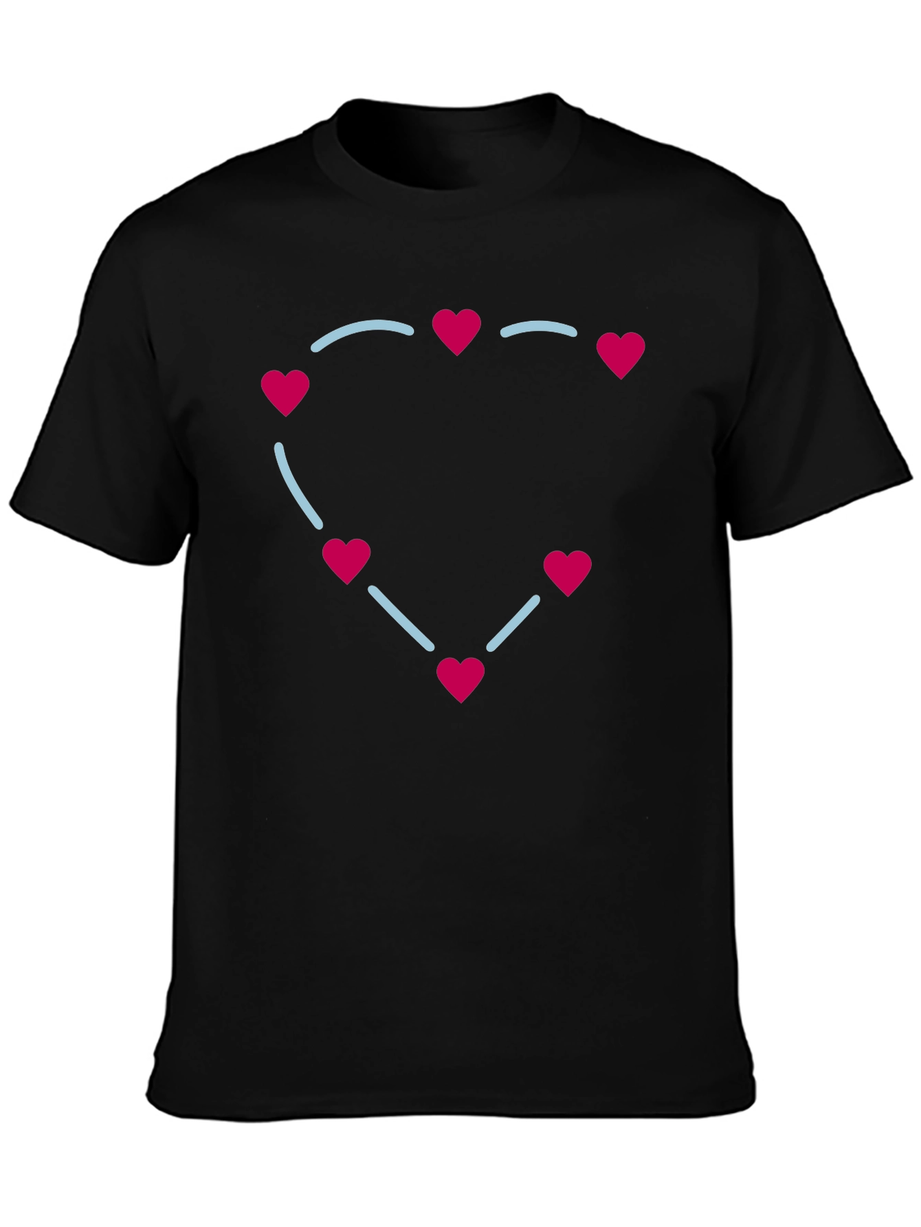 Heart Constellation Graphic Tee - Soft Cotton Blend