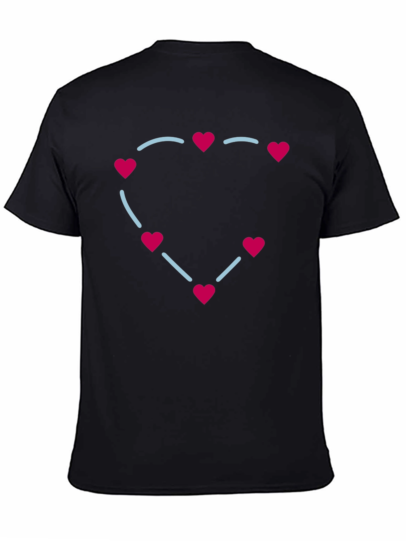 Heart Constellation Graphic Tee - Soft Cotton Blend