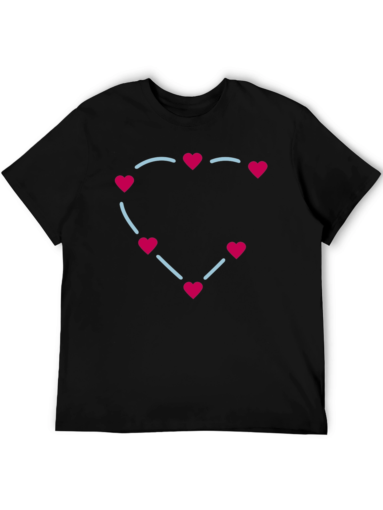 Heart Constellation Graphic Tee - Soft Cotton Blend