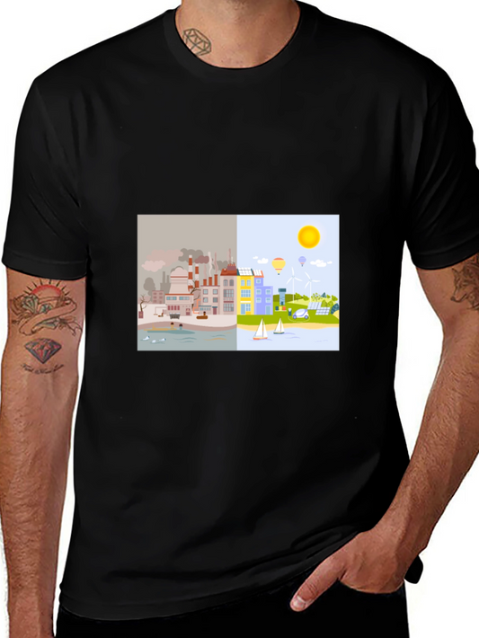 Eco-Friendly T-Shirt: Clean Energy Design