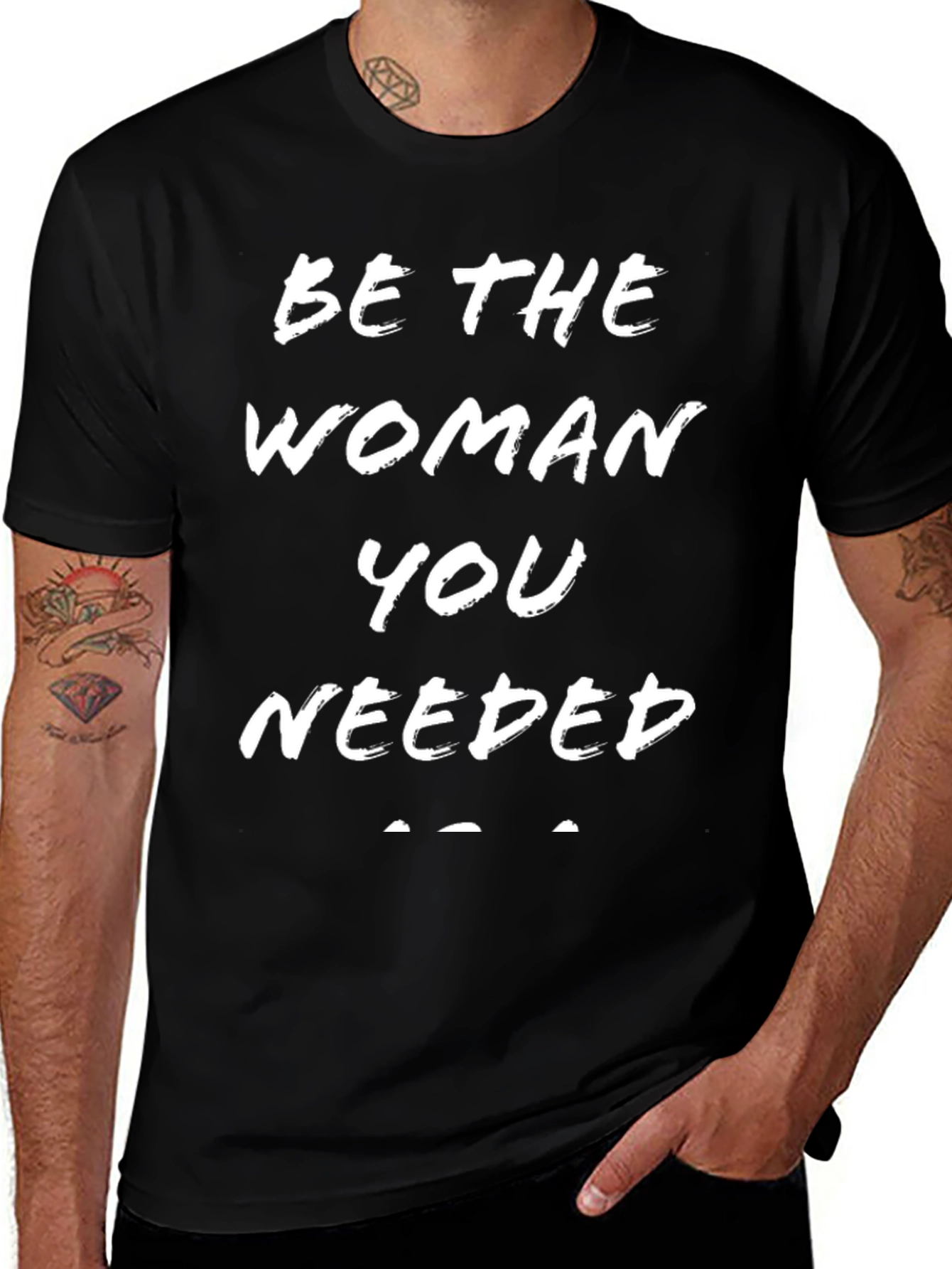Empowering Womens Graphic Tee - Be The Woman
