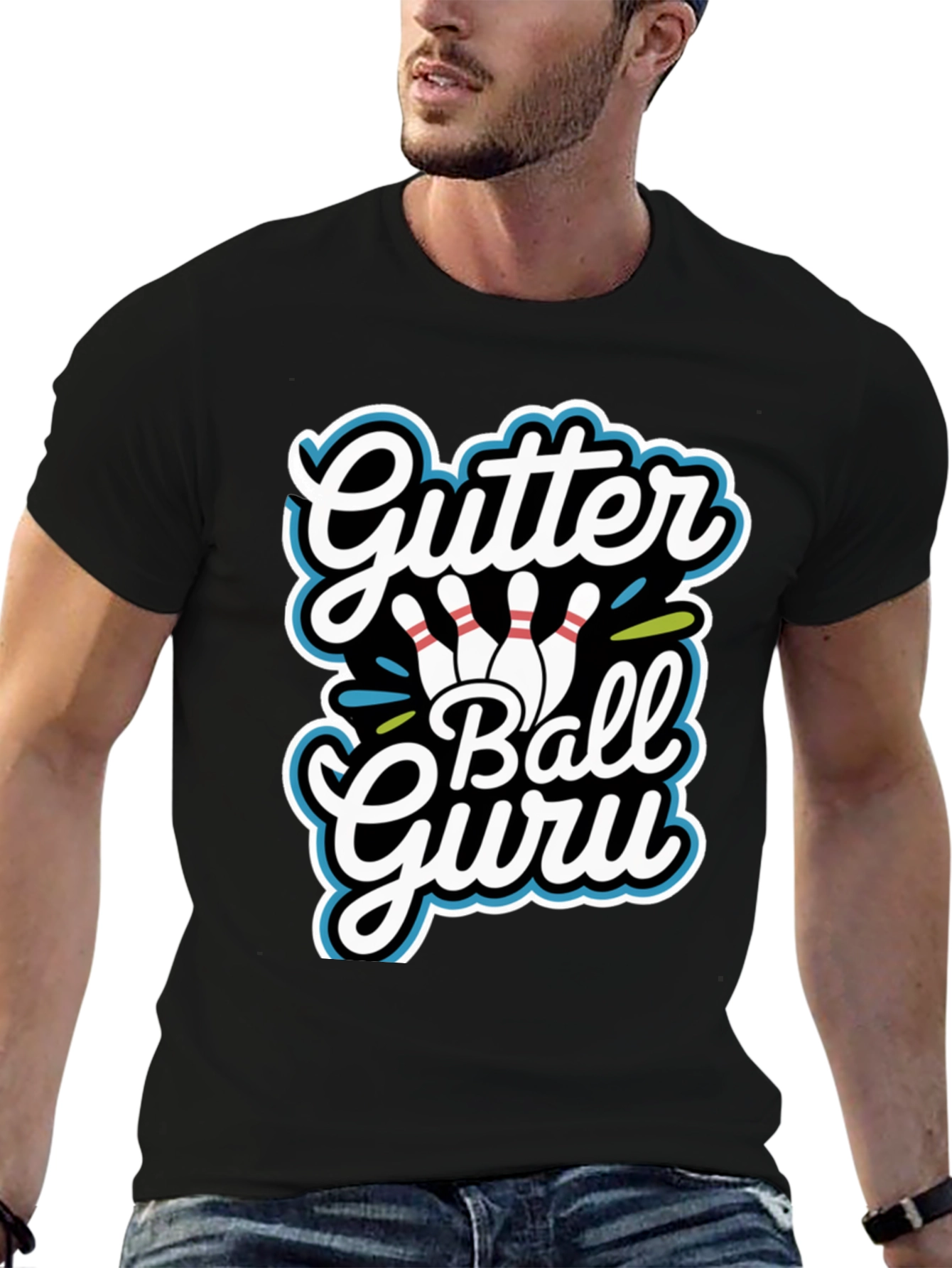 Gutter Ball Guru Graphic Tee - Bowling T-Shirt