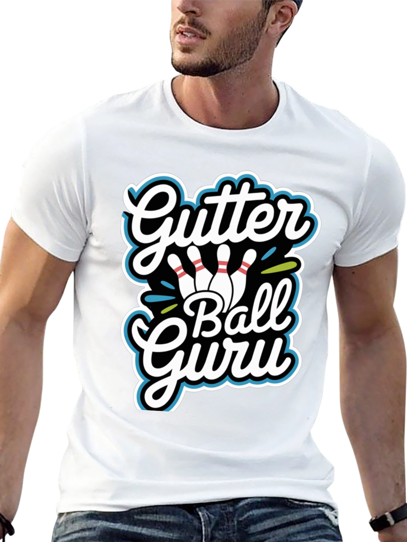 Gutter Ball Guru Graphic Tee - Bowling T-Shirt
