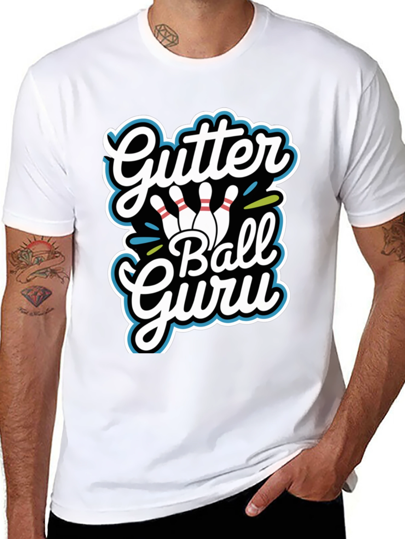 Gutter Ball Guru Graphic Tee - Bowling T-Shirt