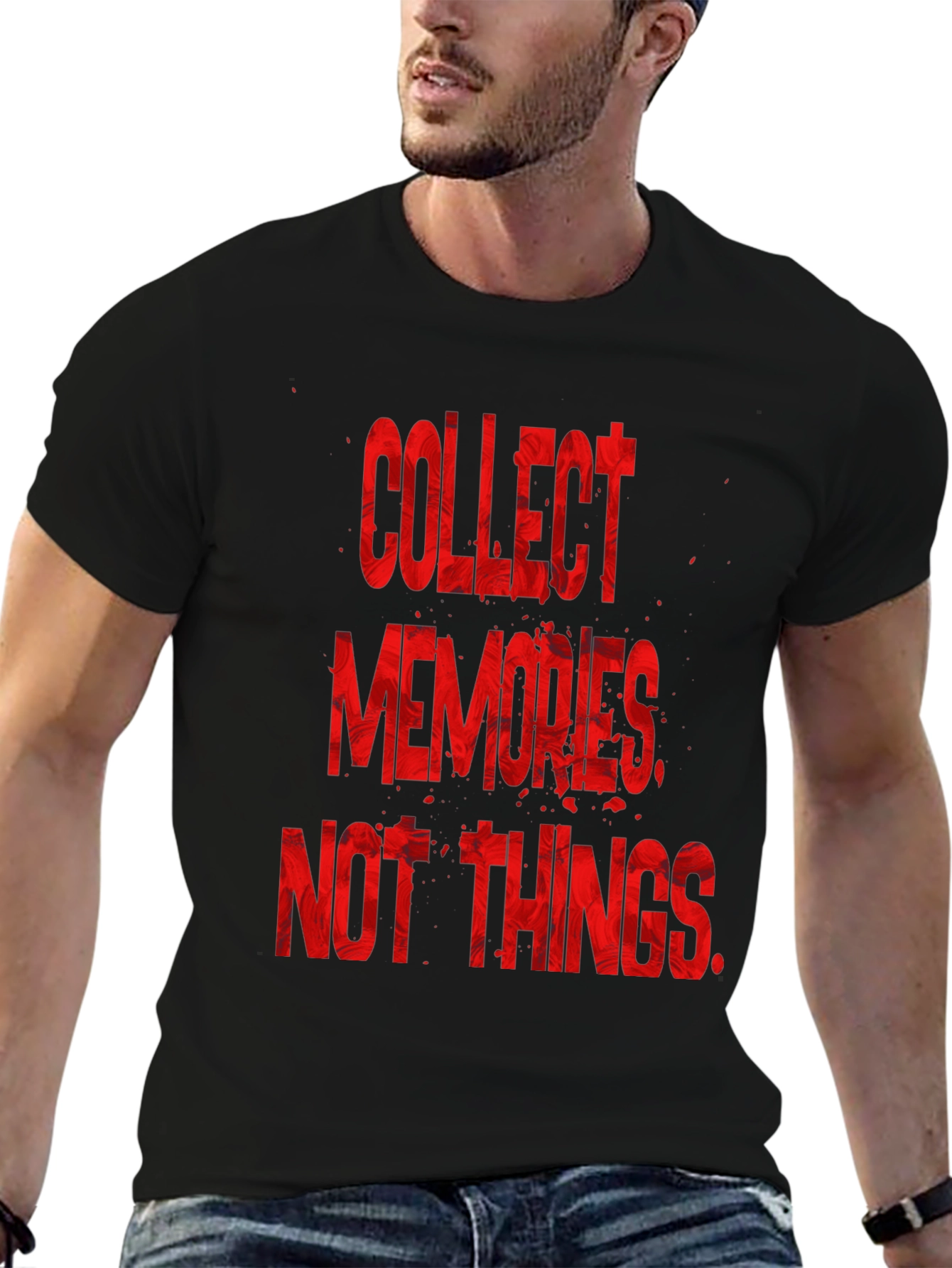 Collect Memories T-Shirt - Black