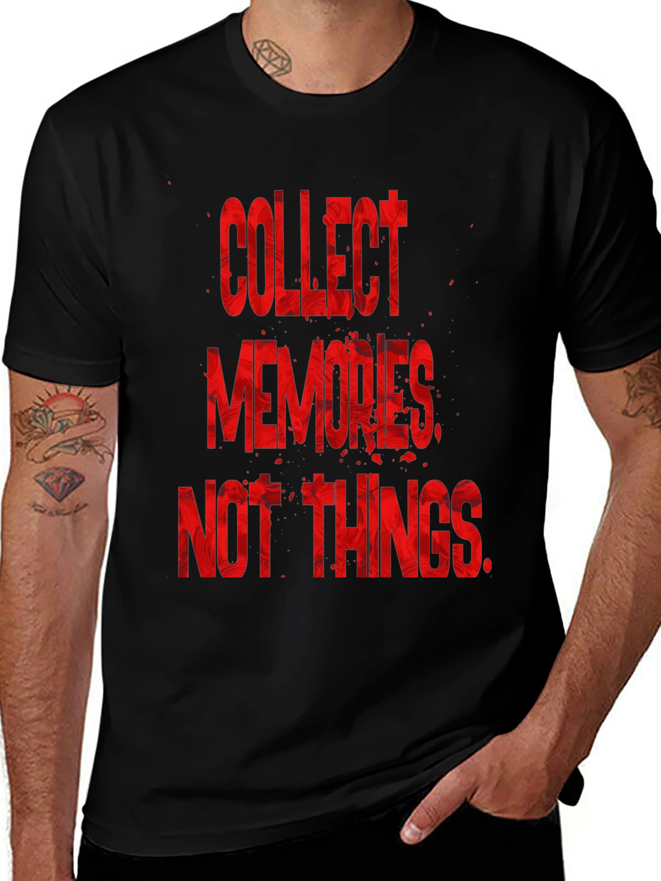 Collect Memories T-Shirt - Black