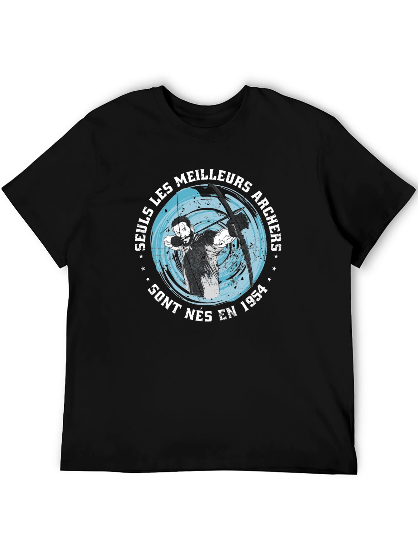 Archers Born in 1954 Black T-Shirt