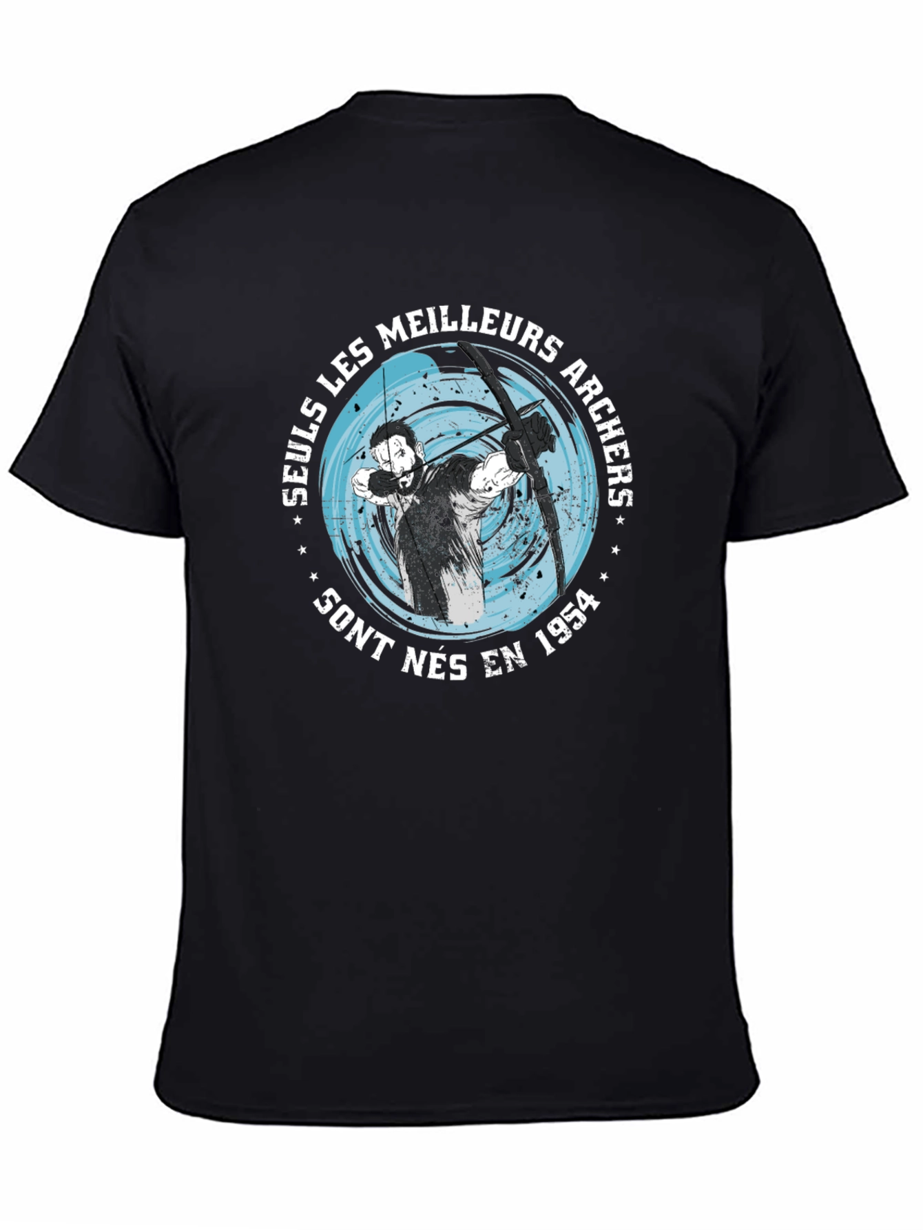 Archers Born in 1954 Black T-Shirt