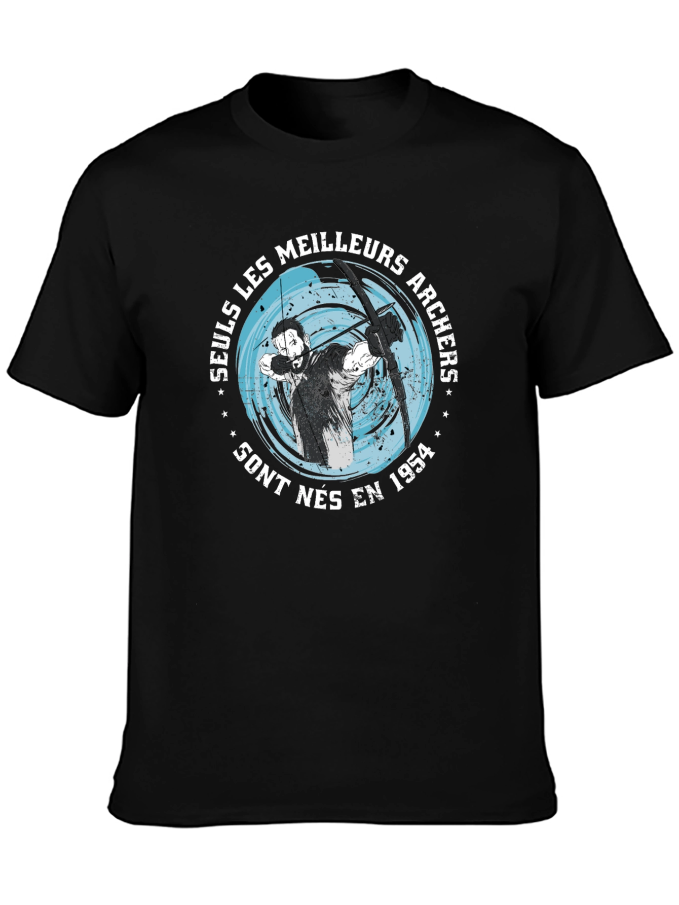 Archers Born in 1954 Black T-Shirt