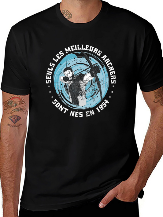 Archers Born in 1954 Black T-Shirt