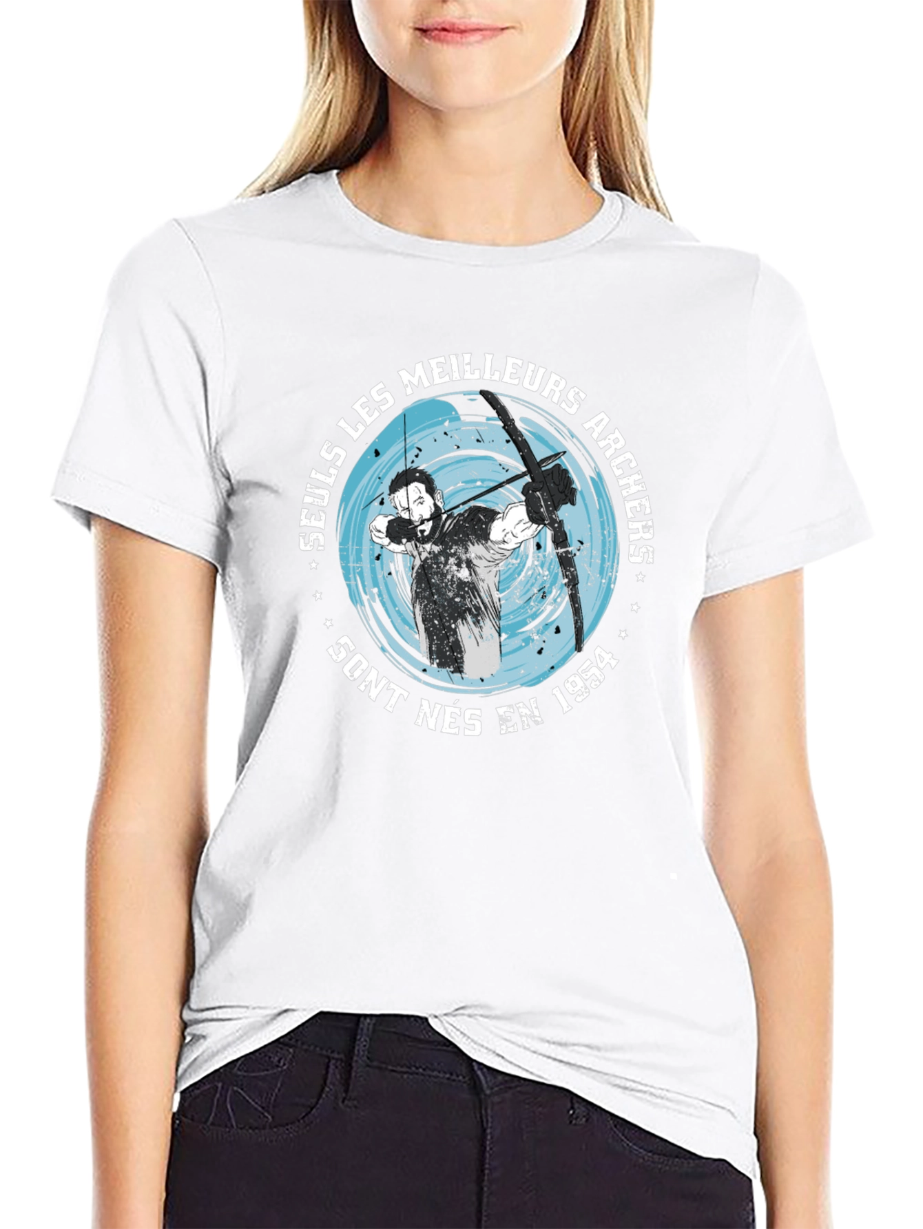Archers Born in 1954 Black T-Shirt