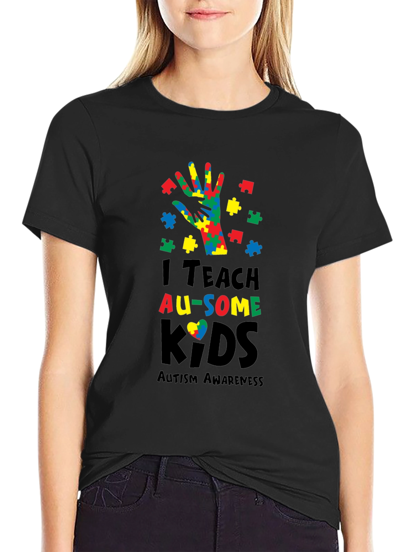 Autism Awareness Teacher T-Shirt