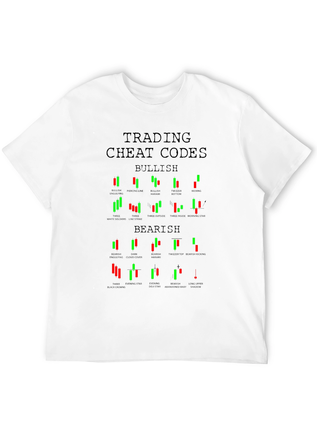 Trading Cheat Codes T-Shirt Bullish Bearish