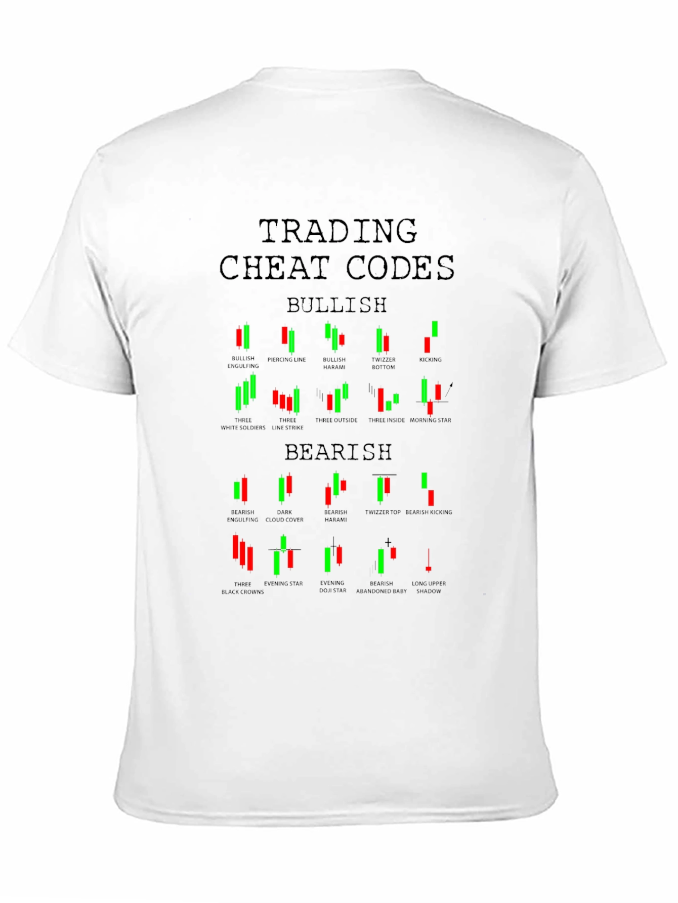 Trading Cheat Codes T-Shirt Bullish Bearish