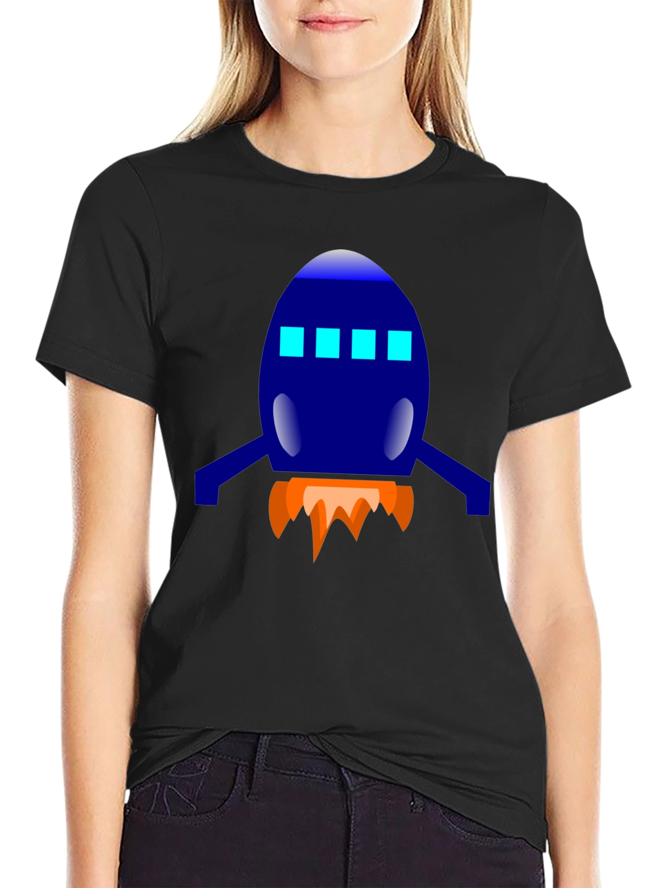 Rocket Graphic Tee - Blast Off in Style!